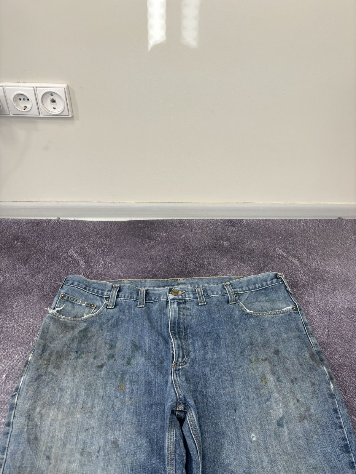 Carhartt Vintage Carhartt Y2K Work USA Hype Denim Baggy Jeans Size US 44 / EU 60 - 13 Thumbnail