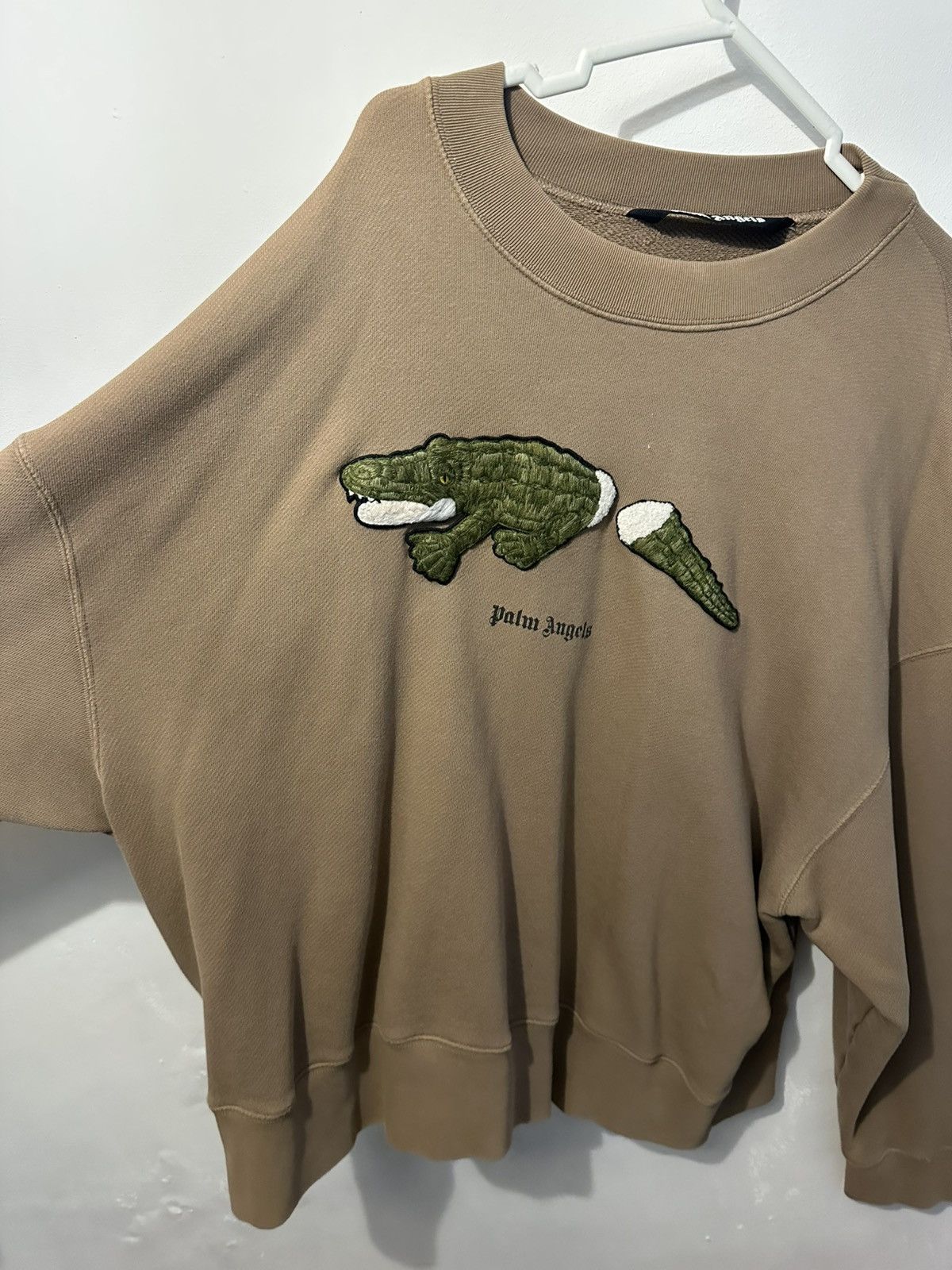 Palm Angels Pa crocodile crewneck Size US XL / EU 56 / 4 - 5 Thumbnail
