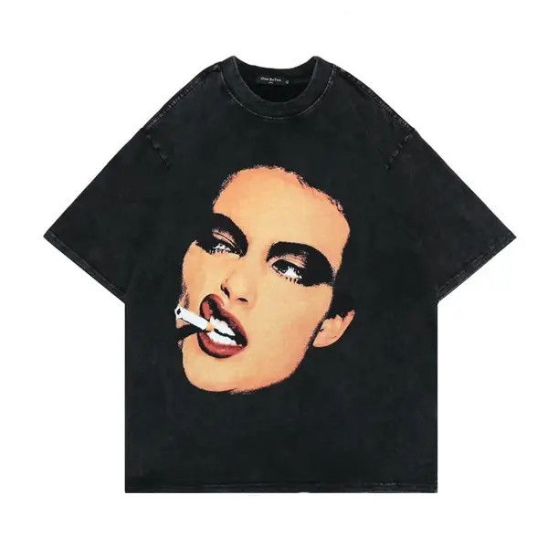 Streetwear Retro Vintage Style Oversized Graphic Tee