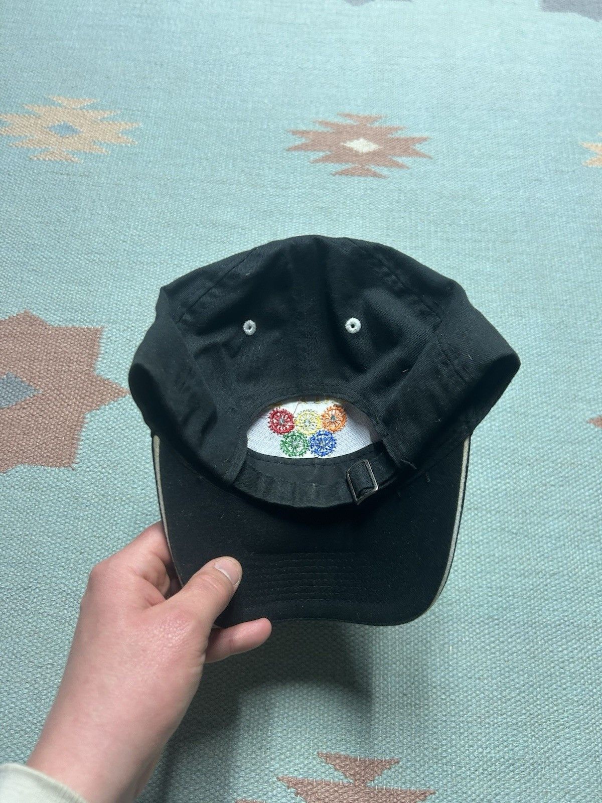 Vintage Vintage strapback hat county line antique tractor club black Size ONE SIZE - 4 Thumbnail