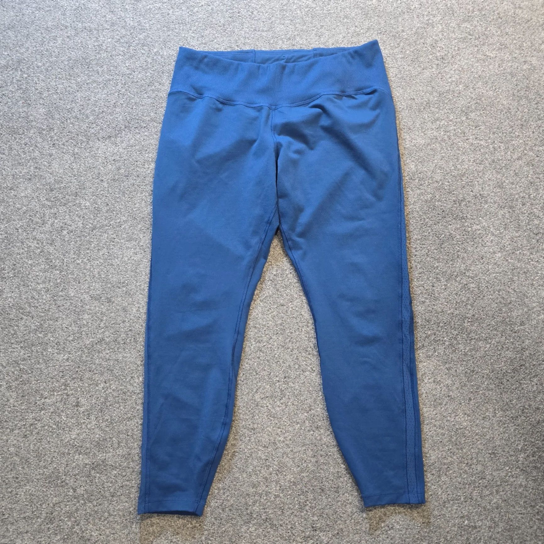Vintage REI Co Op Pants Womens XL Blue Leggings Stretch Performance Outdoors Casual Size 40" / US 18 - 2 Thumbnail
