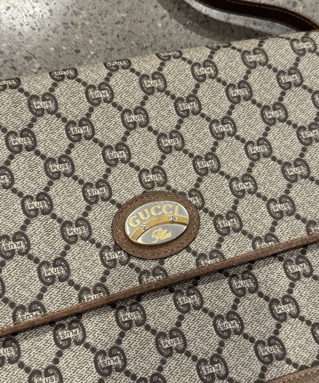 Gucci Gucci Plus Monogram Leather Side Bag Size ONE SIZE - 4 Thumbnail