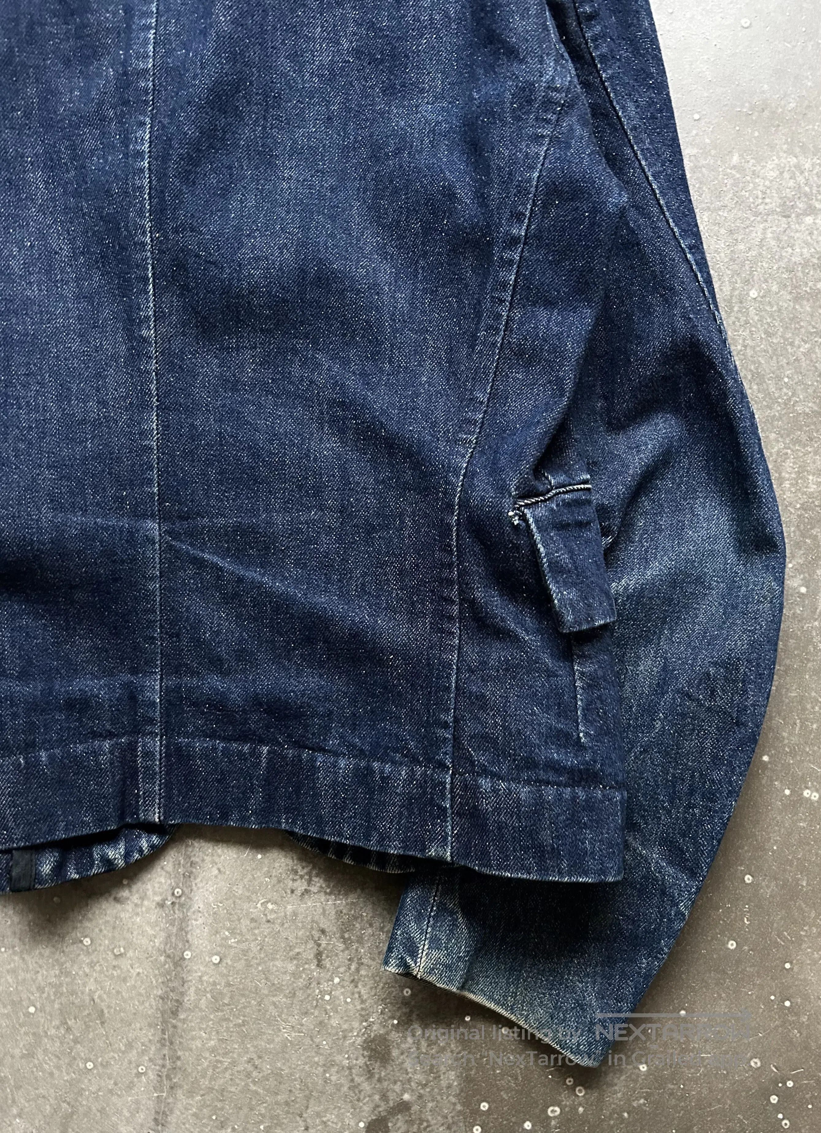 Christopher Nemeth denim jacket with unique sleeves design. Size US M / EU 48-50 / 2 - 6 Thumbnail