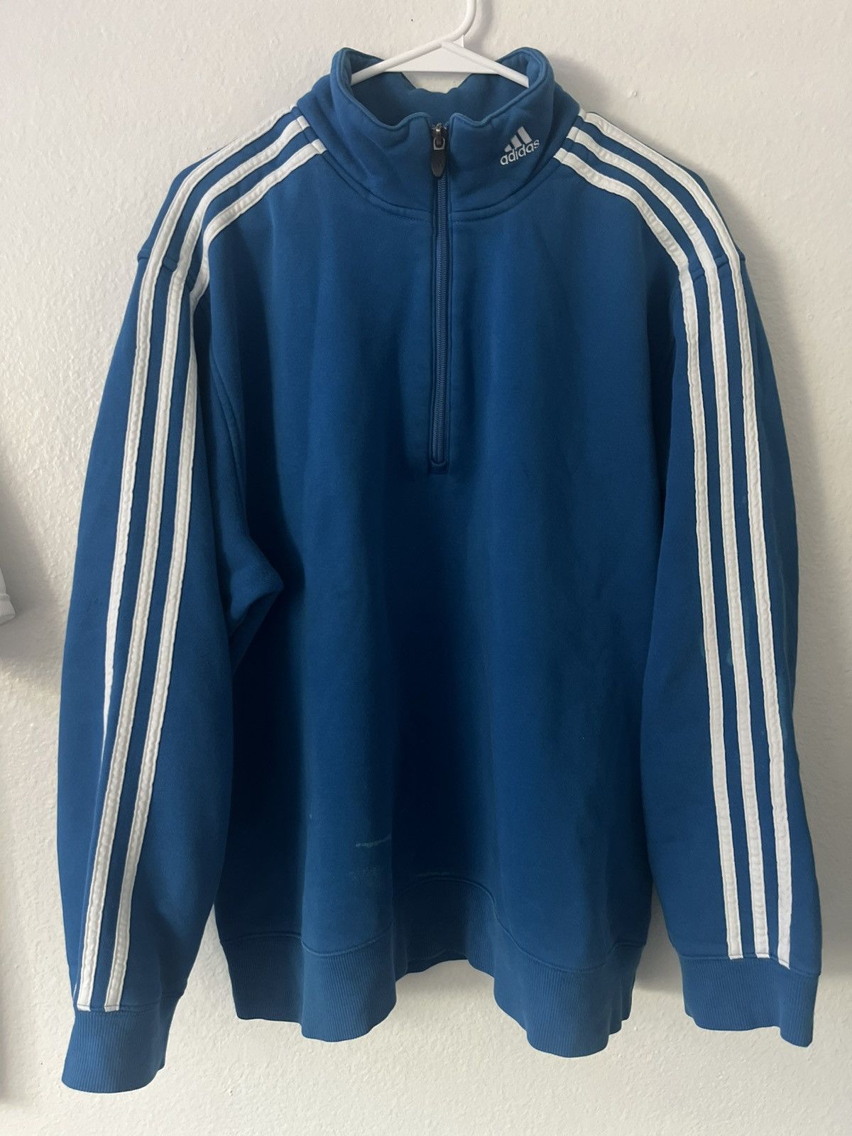 Adidas Y2k adidas quarter zip sweater Size US L / EU 52-54 / 3 - 1 Thumbnail