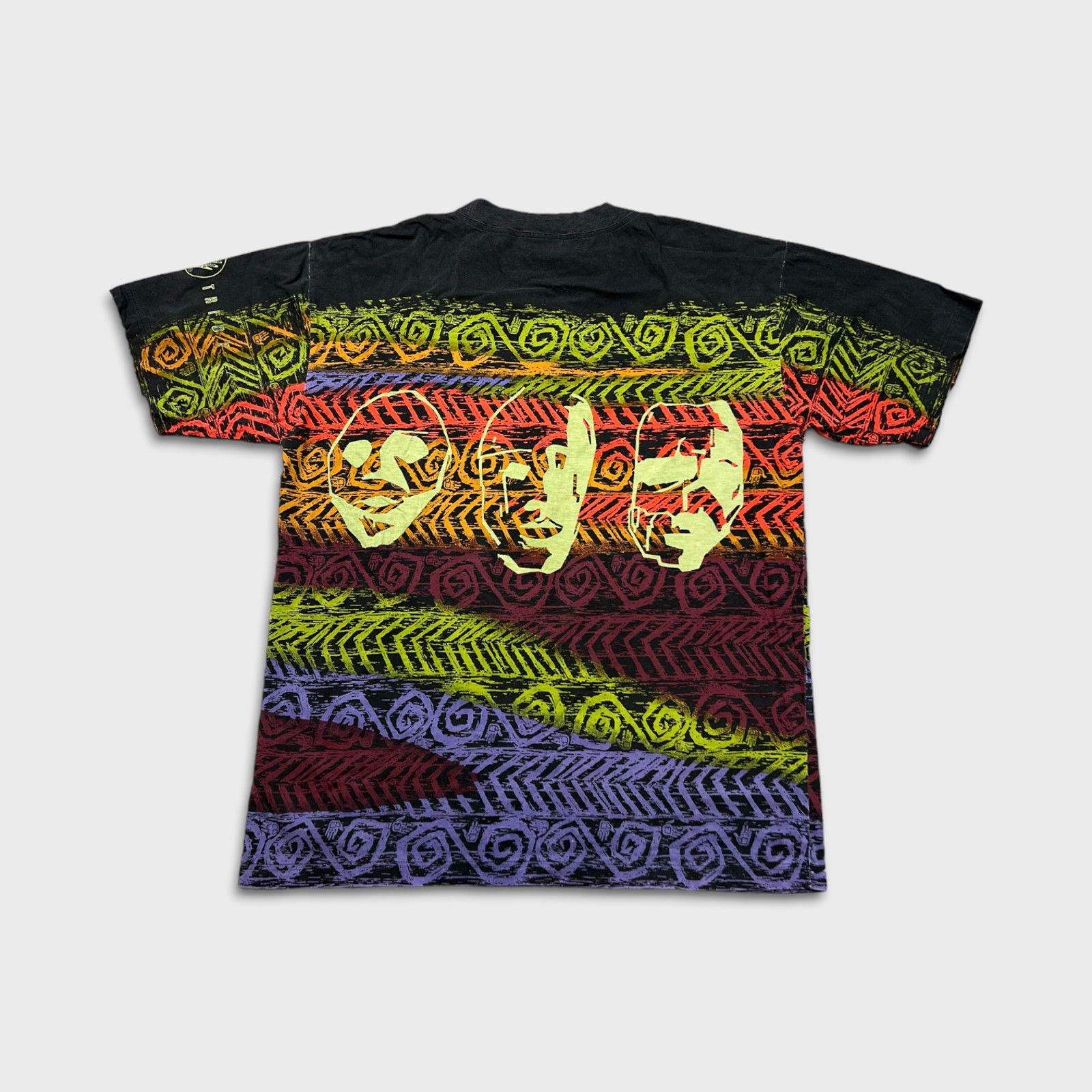 Body Glove × Vintage 1992 Body Glove Shirt AOP Tribal Mask Rare Short Sleeve Tee Size US XL / EU 56 / 4 - 4 Thumbnail
