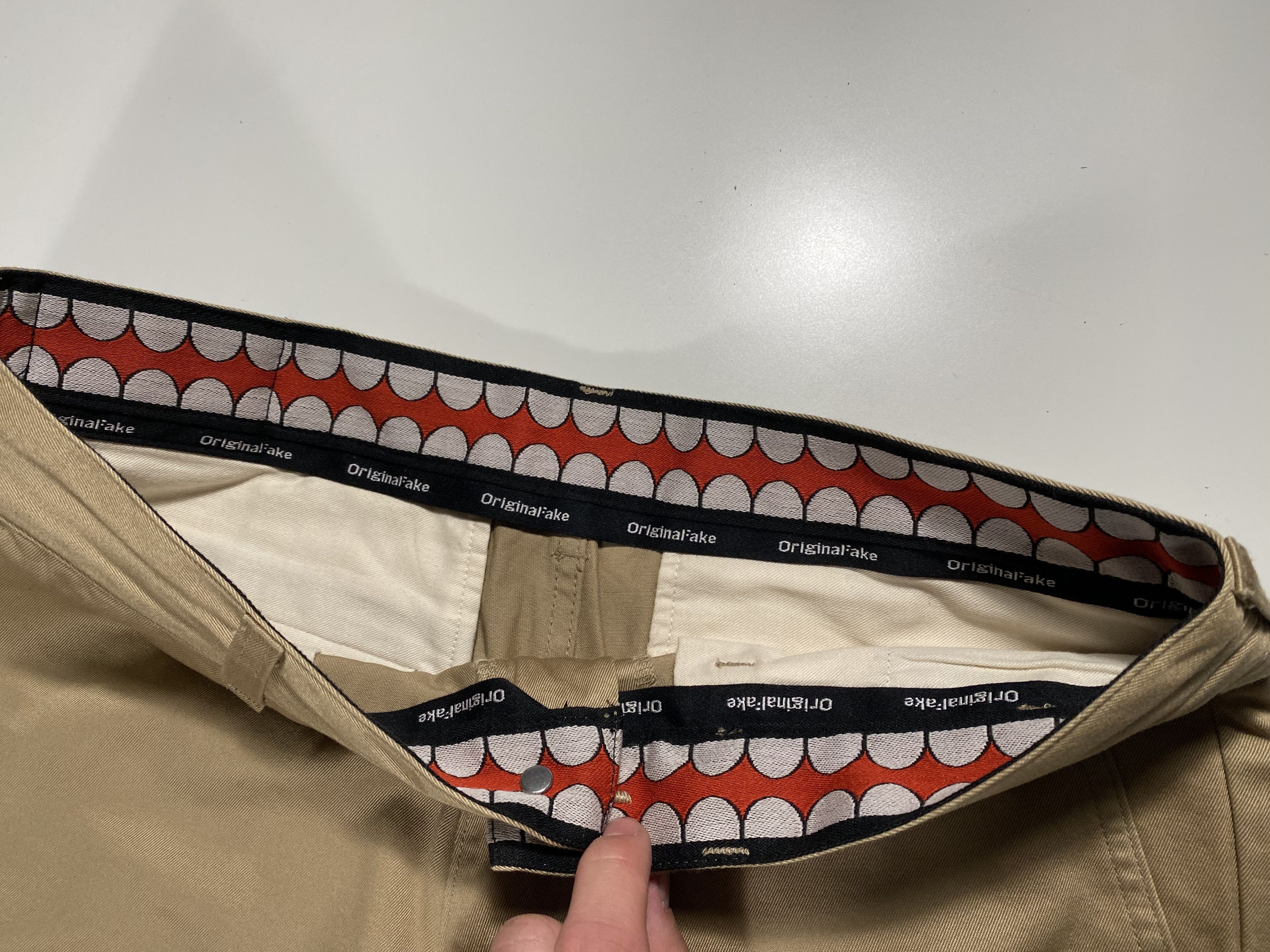 Original Fake Original Fake SS12 Chomper Chinos Beige 30x30 Size US 30 / EU 46 - 4 Thumbnail
