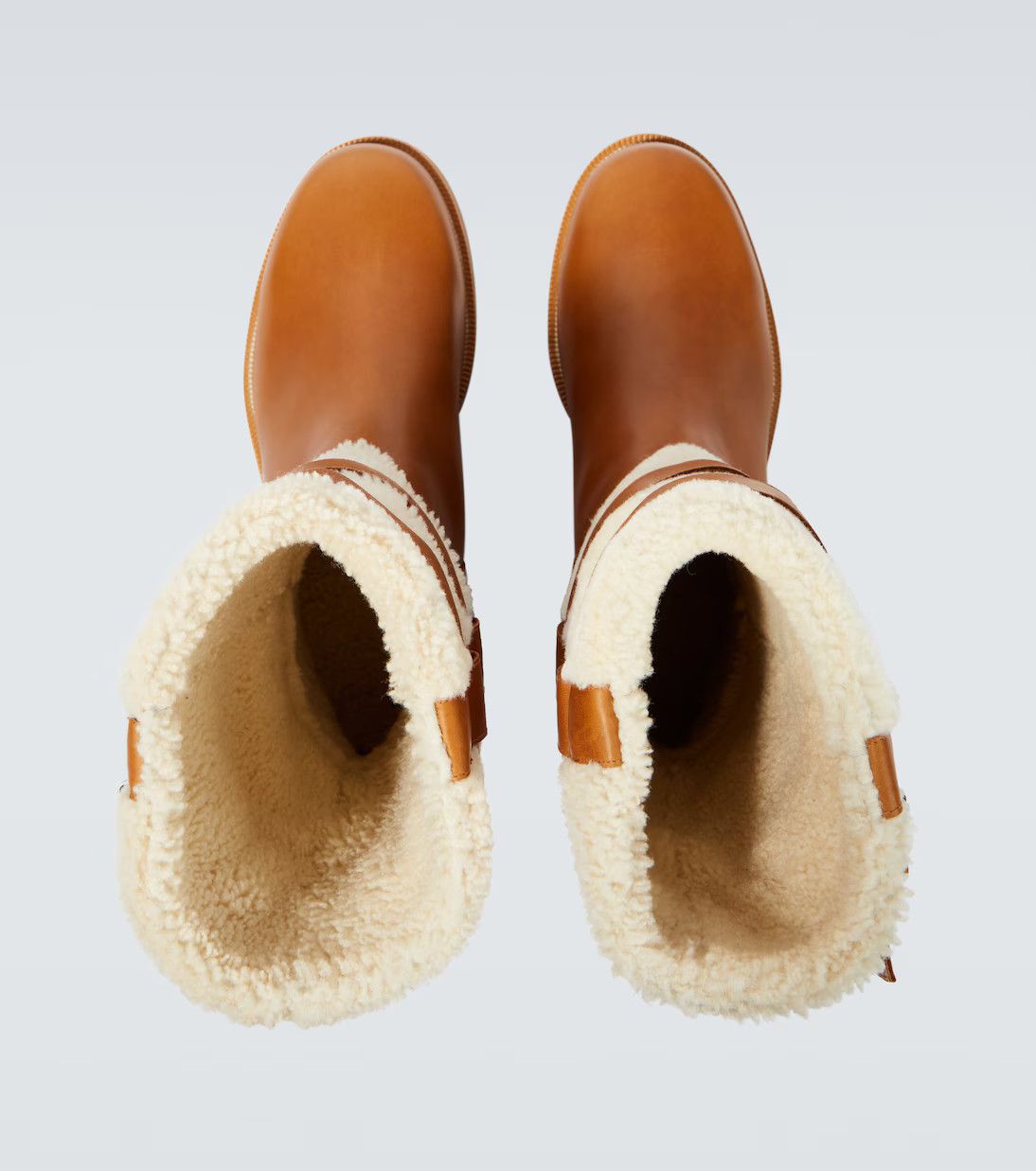 Christian Louboutin o1s1wg111224 Brodeback Sherpa 50 Calf in Brown Size US 8 / EU 41 - 3 Thumbnail
