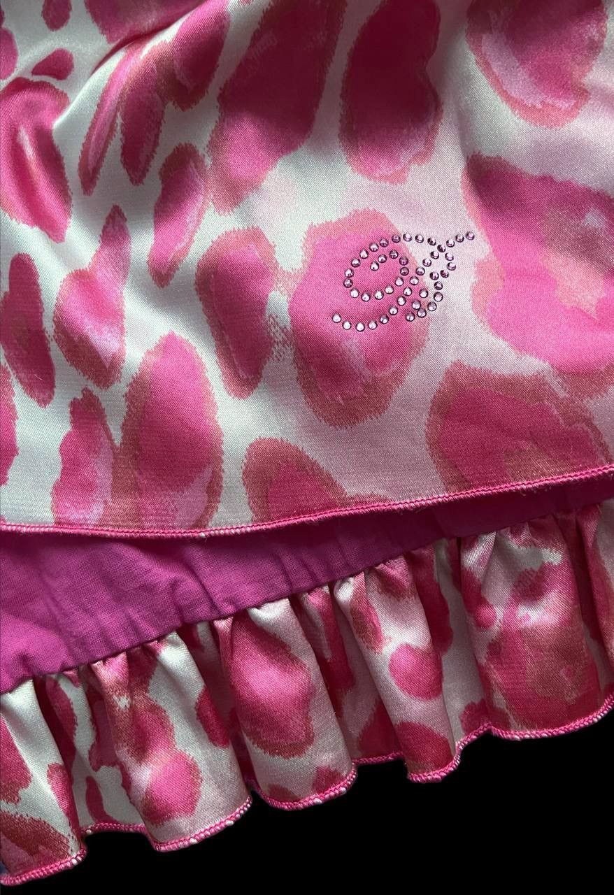 Blumarine Blumarine leopard pink skirt Size 27" / US 4 / IT 40 - 3 Thumbnail