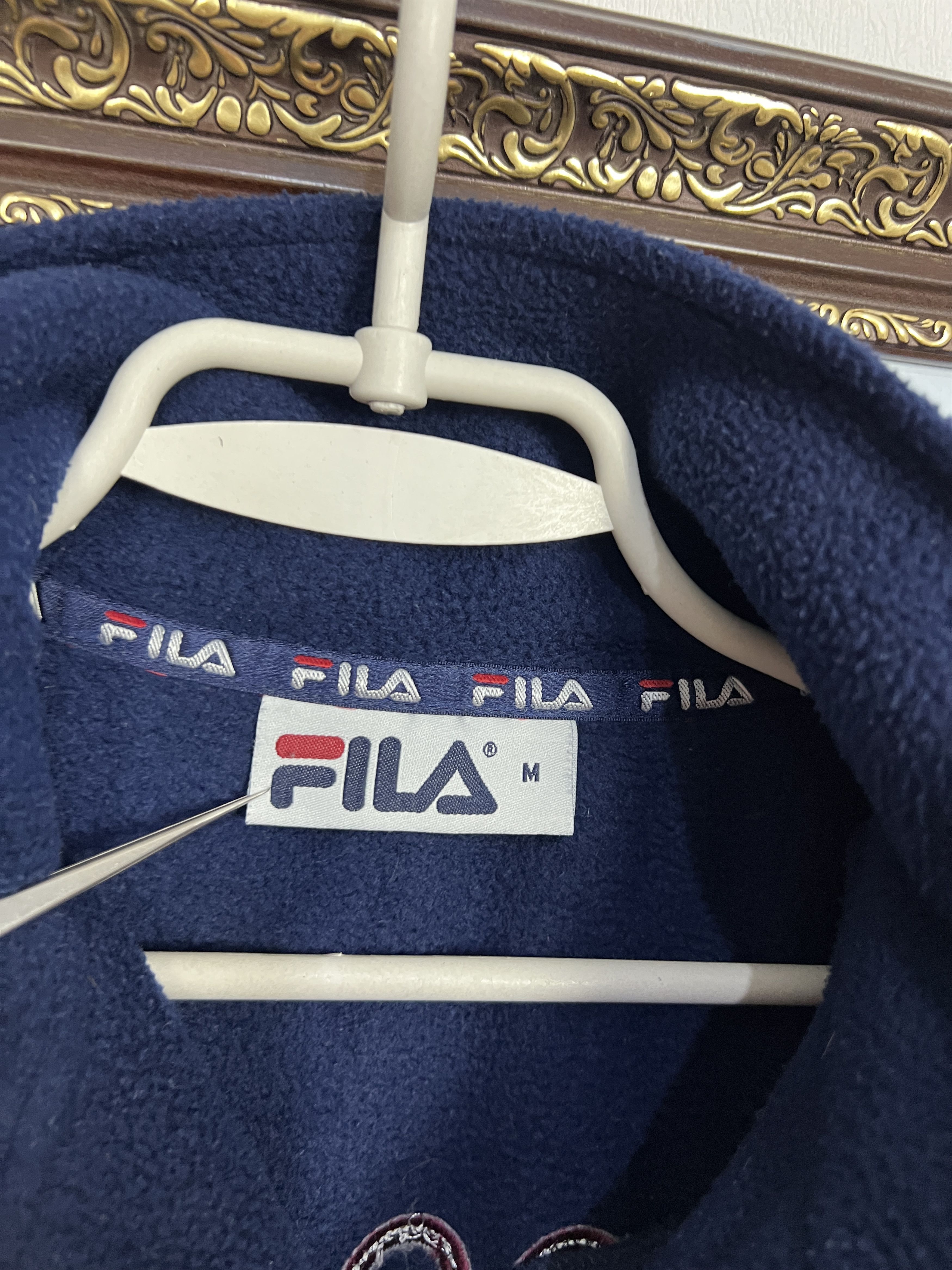 Fila Vintage West Ham United Football Fleece Jacket Soccer Track Size US M / EU 48-50 / 2 - 7 Thumbnail