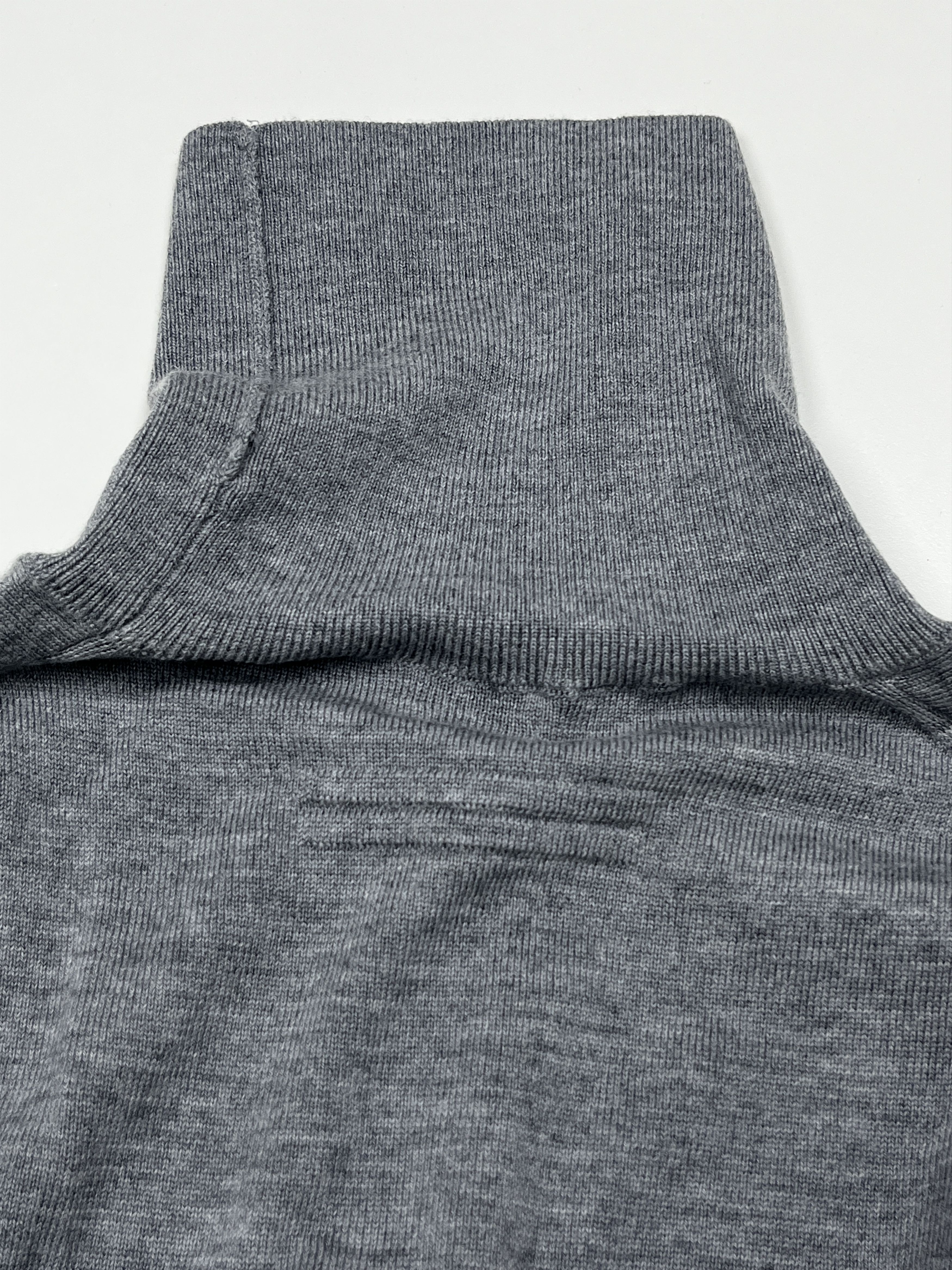 Ermenegildo Zegna Zegna Wool Turtleneck Sweater / Grey / XL / New with Tags Size US XL / EU 56 / 4 - 3 Thumbnail