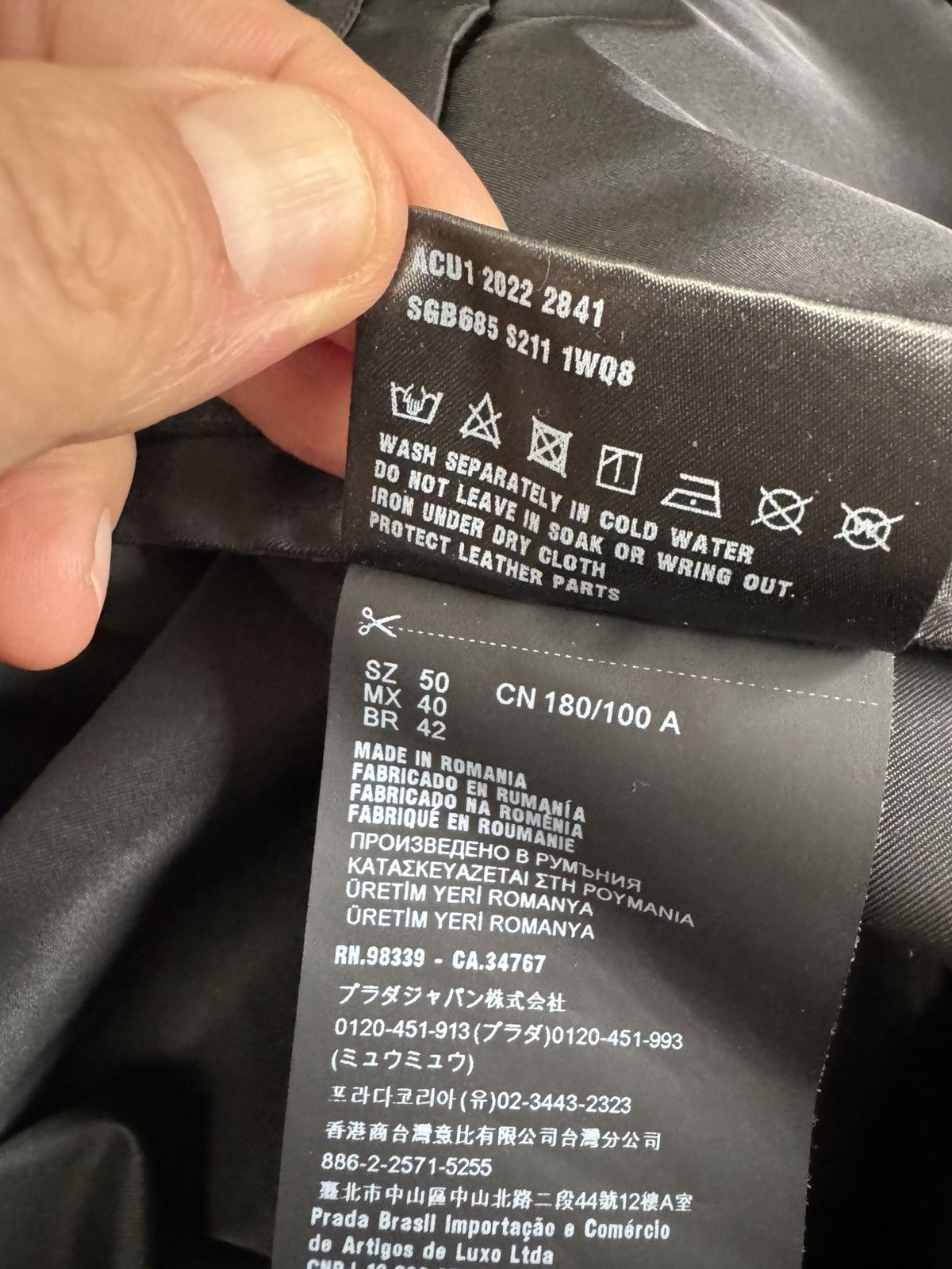 Prada PRADA nylon jacket pls study all photos and description well Size US M / EU 48-50 / 2 - 15 Thumbnail