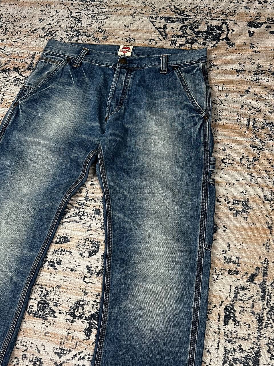 Carhartt Vintage Carhartt WIP Harvest Carpenter Denim pants Size US 31 - 4 Thumbnail