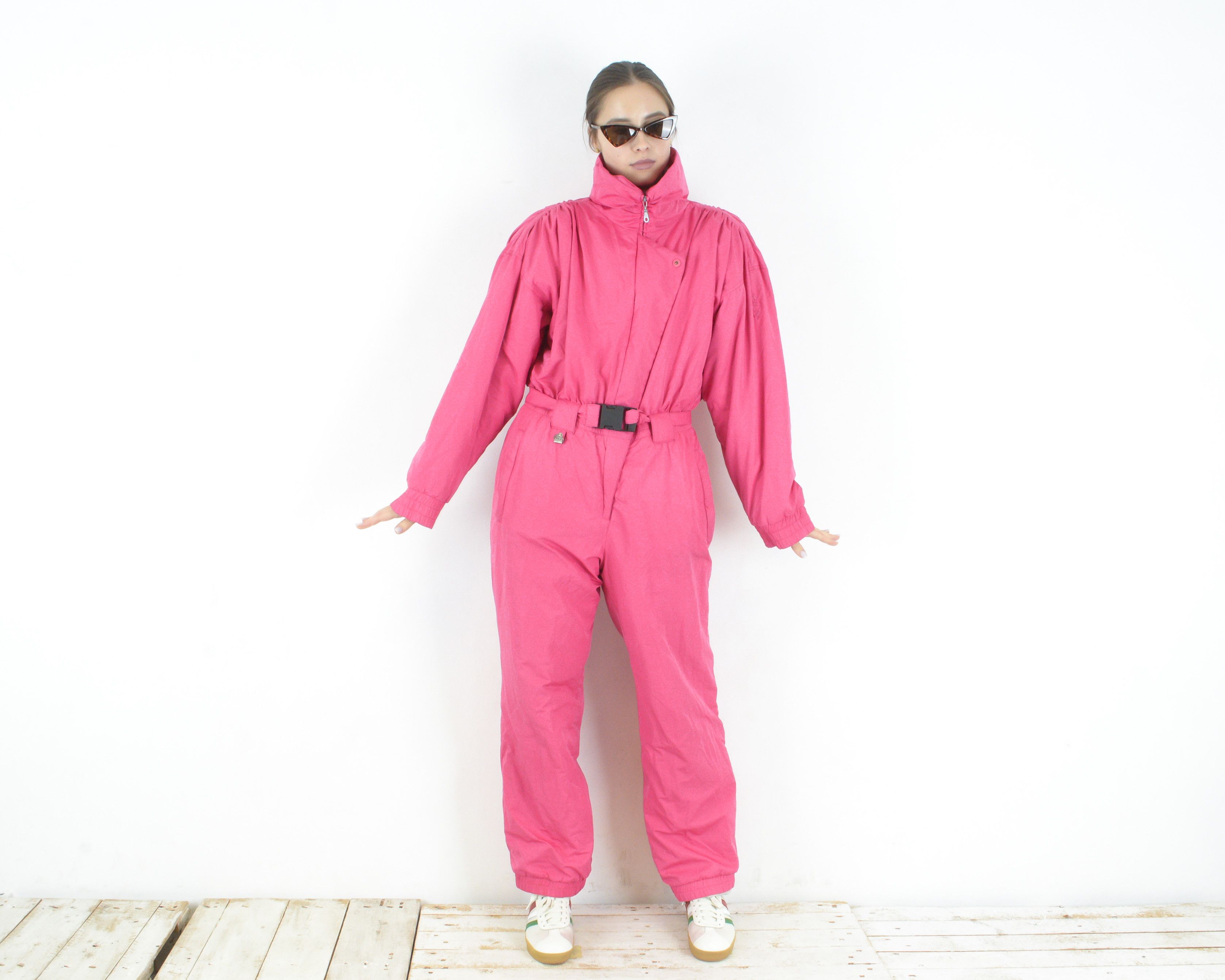 Fila × Vintage Magic Line Ski Suit L US12 Jumpsuit Overalls Coveralls 80s Size 30" / US 8 / IT 44 - 2 Thumbnail