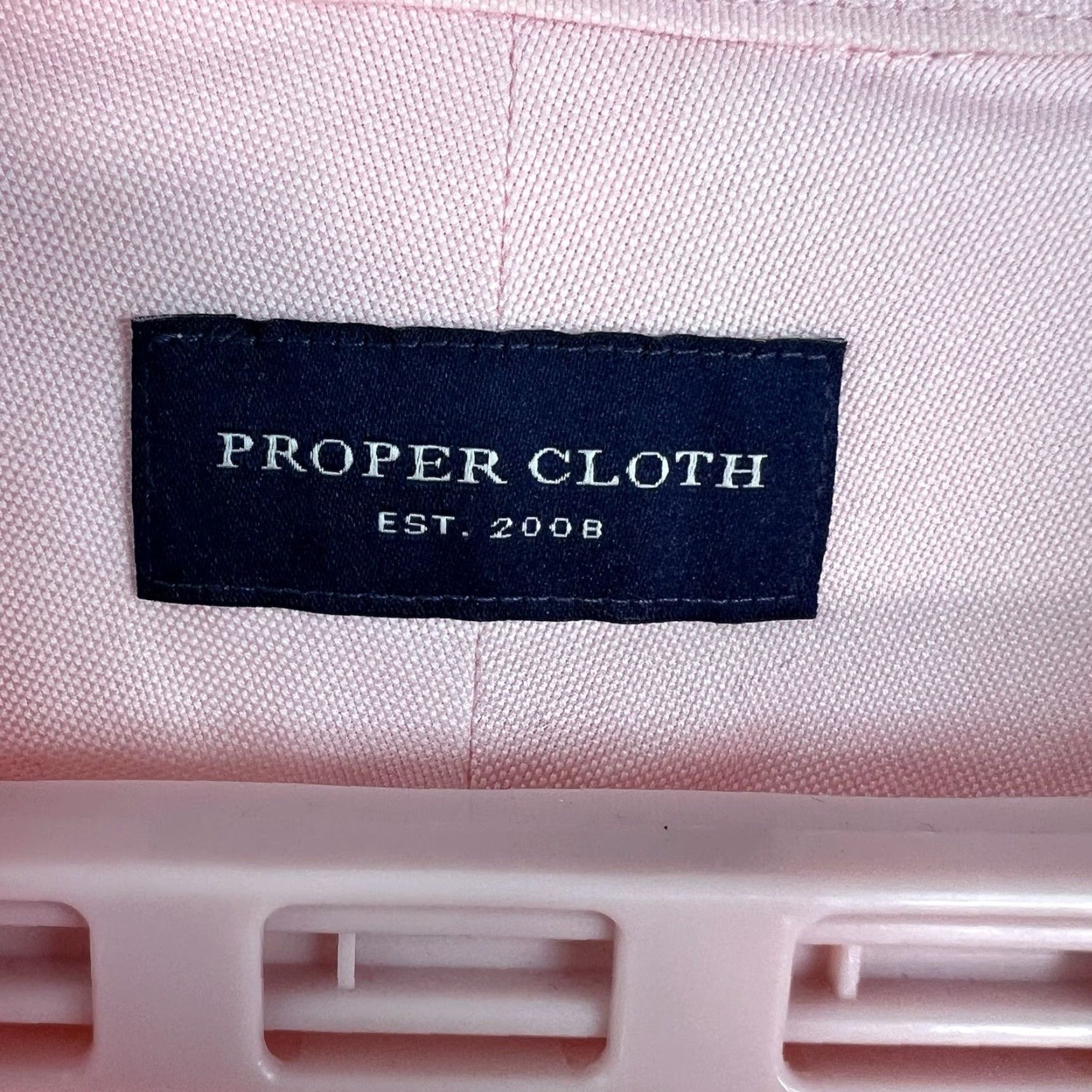 CLOT VINTAGE Cloth Men's Button-Down Shirt Casual Long Sleeve Cotton Pink Size 4XLT Size US XXL / EU 58 / 5 - 5 Thumbnail