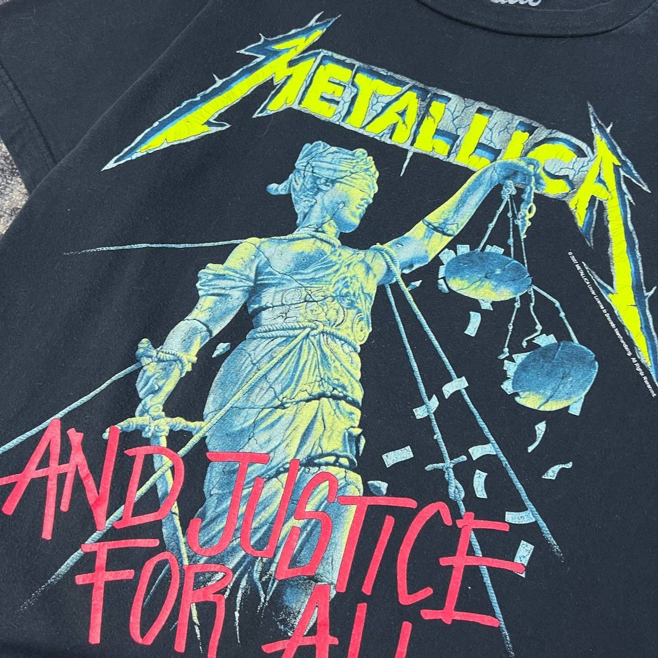Metallica Metallica Vintage Y2K Two-Sides Logo Rock Band T-Shirt 1TS79 Size US M / EU 48-50 / 2 - 4 Thumbnail
