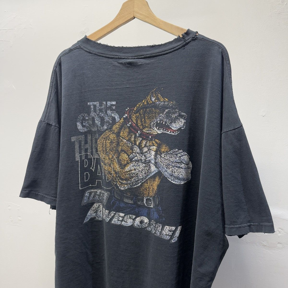 Vintage Thrashed Faded Distressed Dawg Shirt ERD Grunge Chrome WCC Size US XXL / EU 58 / 5 - 3 Thumbnail