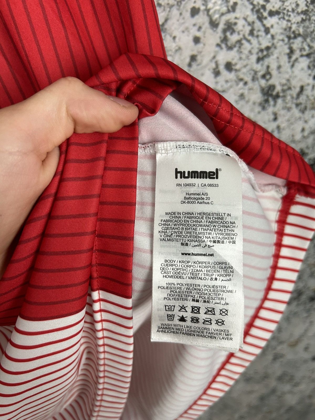Hummel Hummel Denmark Soccer Jersey Football Retro World Cup Hype Size US L / EU 52-54 / 3 - 5 Thumbnail
