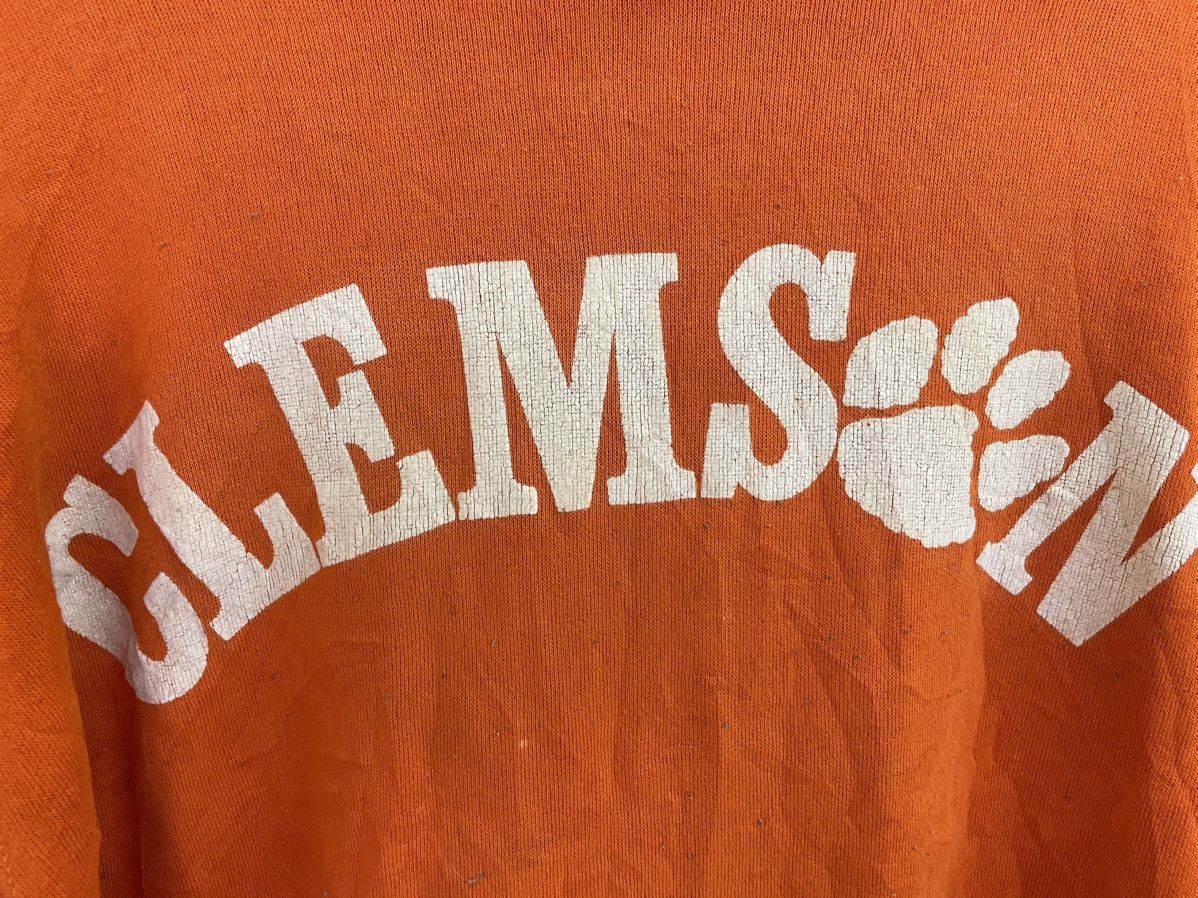 Vintage Vintage 70s Clemson hoodie Size US XL / EU 56 / 4 - 4 Thumbnail