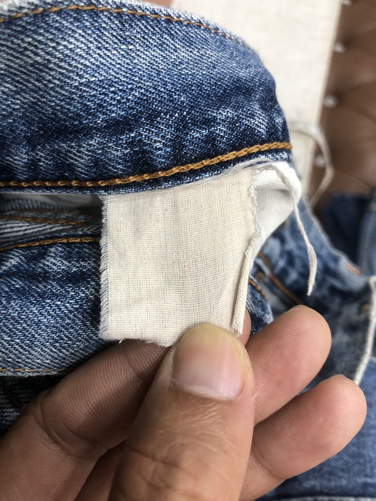 Levi's Levi’s 502 Big E Selvedge Baggy Denim Pants Size US 31 - 9 Thumbnail
