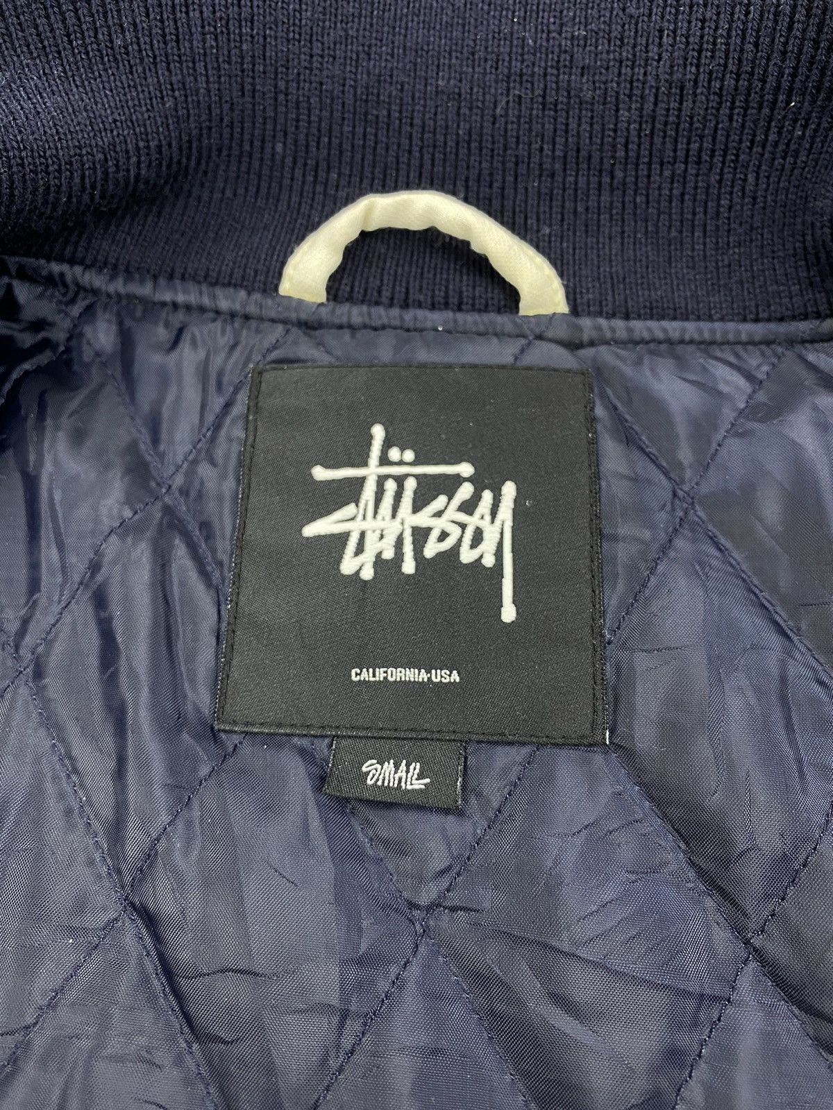 Stussy ⭐️Stüssy 80 Wool Quilted Varsity Jacket⭐️ Size US S / EU 44-46 / 1 - 16 Thumbnail