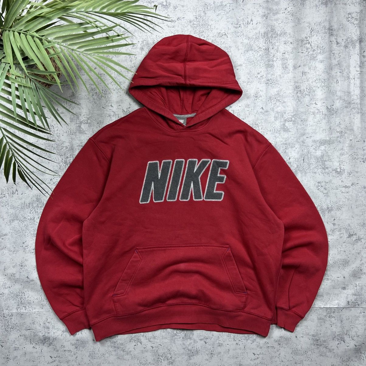 Nike 90s NIKE SPELLOUT BIG LOGO VINTAGE Y2K OVERSIZED HOODIE Size US XL / EU 56 / 4 - 1 Thumbnail