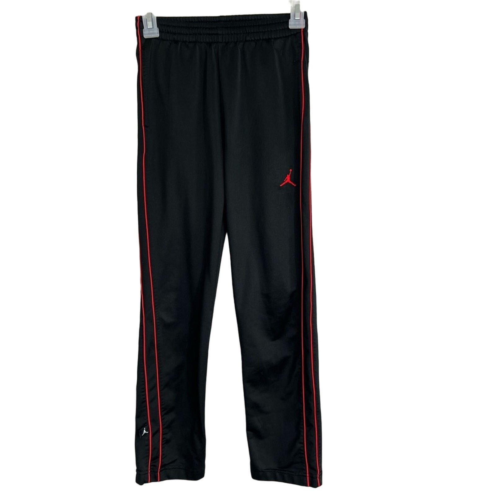 Jordan Brand Jordan Red Black Track Joggers Pants Youth Boys Size Medium Size 24" / US 00 / IT 34 - 1 Thumbnail