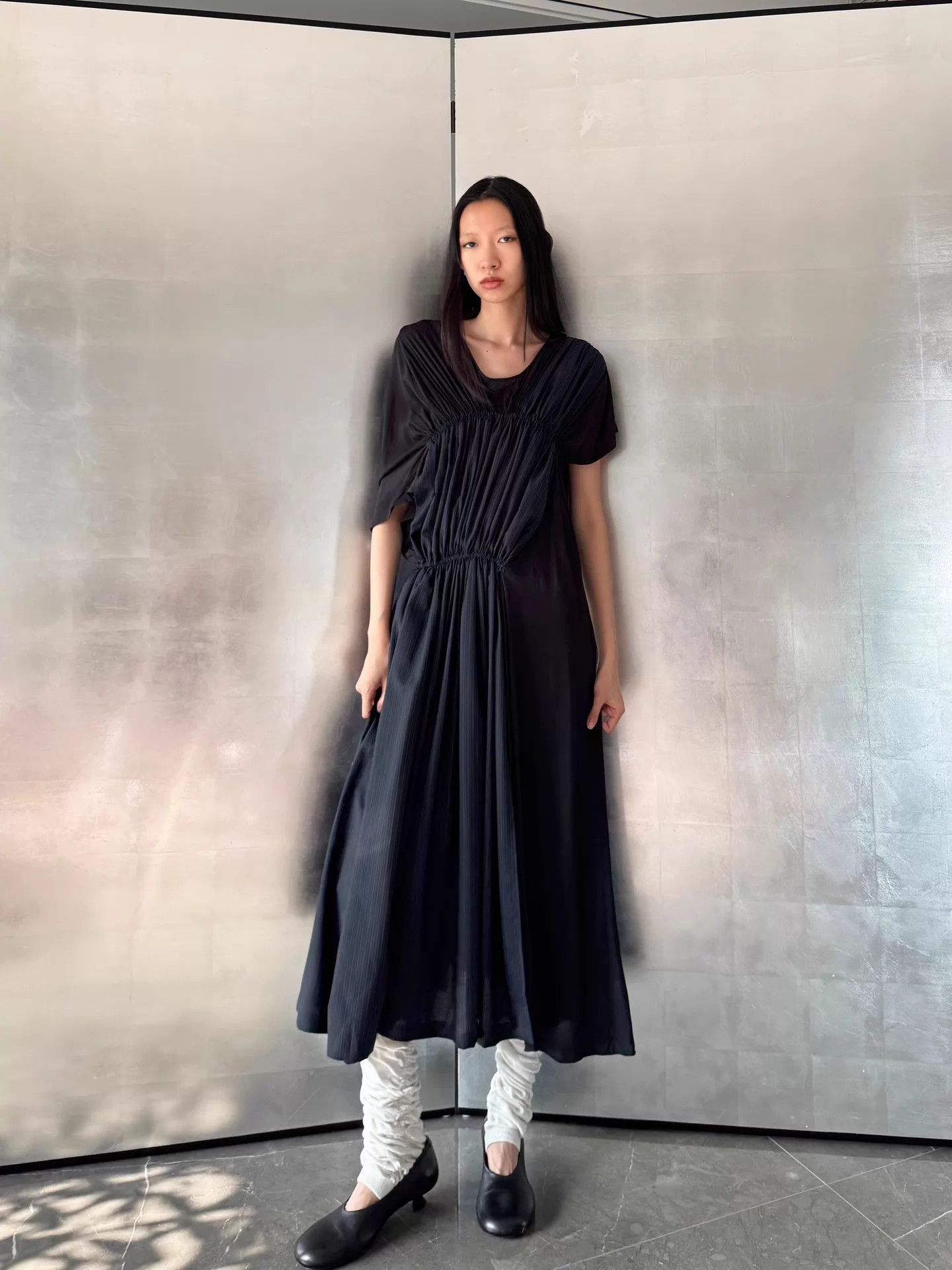 Junya Watanabe Junya Watanabe AD2021 Stretch Pleated Vol Dress Size S Size S / US 4 / IT 40 - 3 Thumbnail