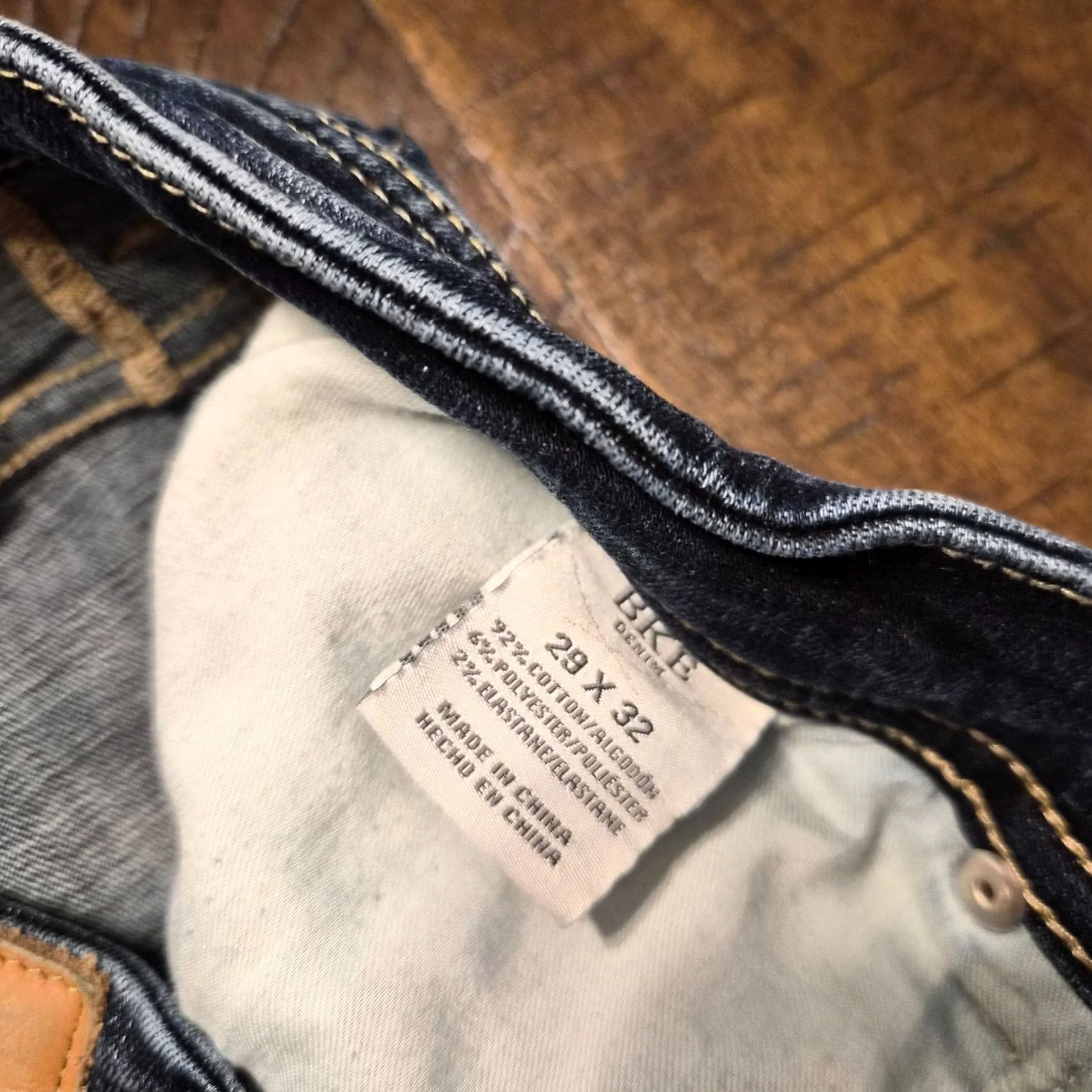 Vintage BKE Jeans Denim Payton Size 29 Skinny Stretch Blue Regular Womens Ankle 5-Pocket Logo Button Zip Size 30" / US 8 / IT 44 - 4 Thumbnail