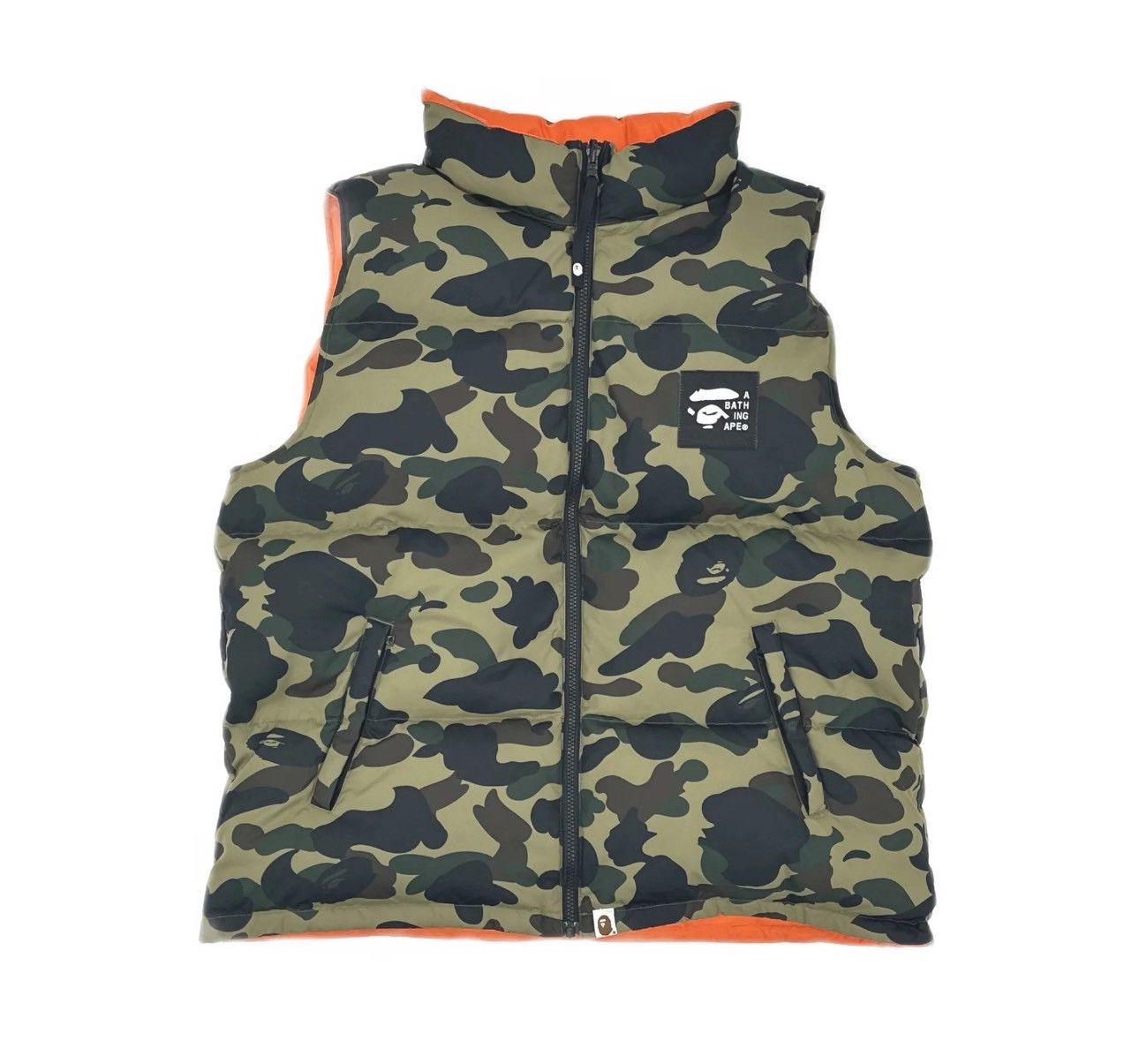 Bape A Bathing Ape 1st Camo Reversible Down Vest Size US XL / EU 56 / 4 - 1 Thumbnail