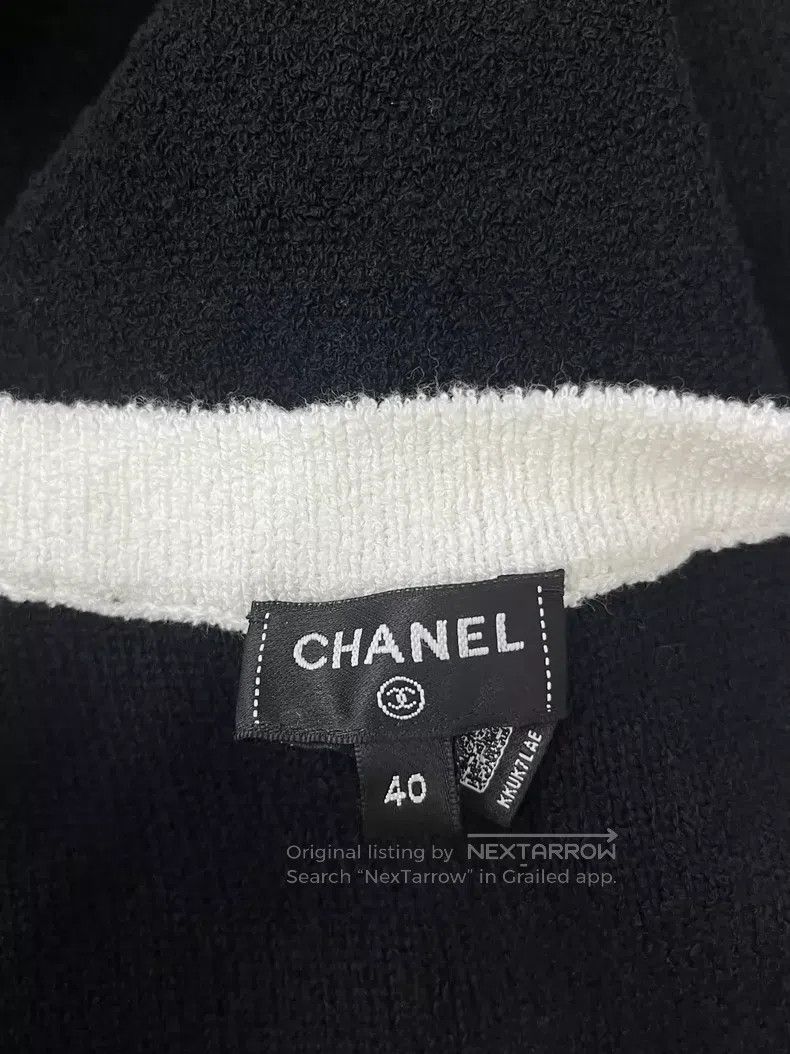 Chanel Chanel Black and white colour-blocked strap dress Size S / US 4 / IT 40 - 4 Thumbnail