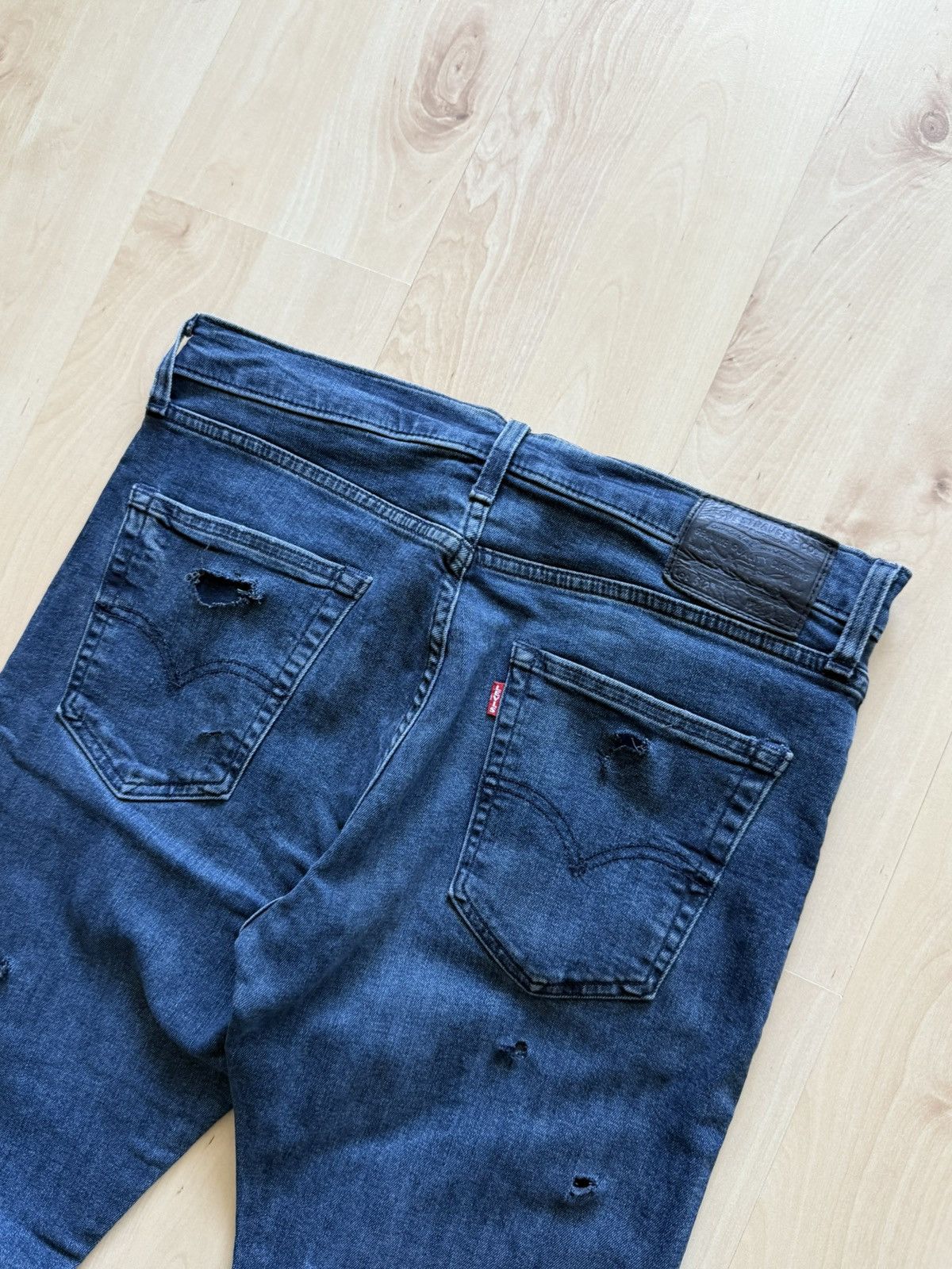 Levi's Levi Strauss co. Levis distressed damaged vintage denim y2k Size US 34 / EU 50 - 7 Thumbnail