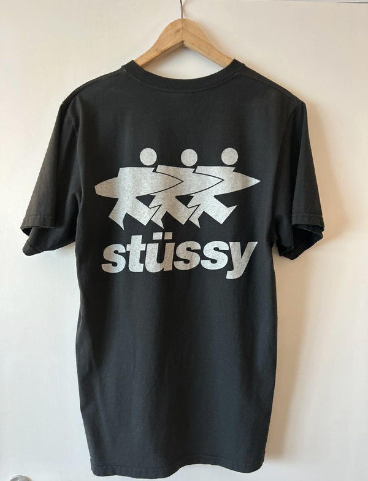 Stussy Stussy Surfwalk Tee Black - Size S Size US S / EU 44-46 / 1 - 2 Thumbnail