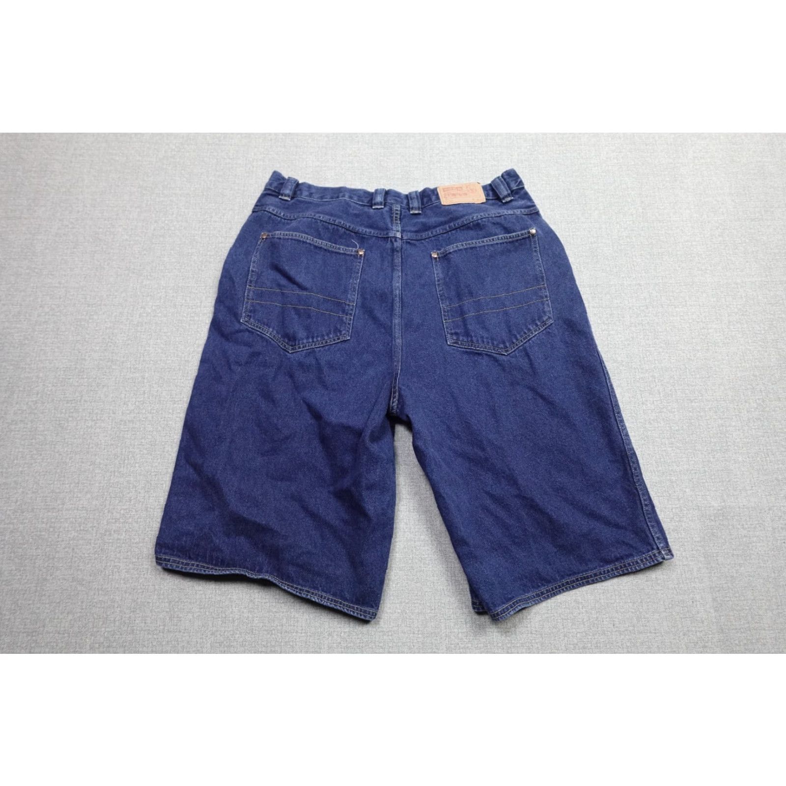 Ecko Unltd. VINTAGE Ecko Unltd Short Mens 38 Blue Baggy Wide Leg Loose Fit Dark Wash Skater Size US 38 / EU 54 - 3 Thumbnail