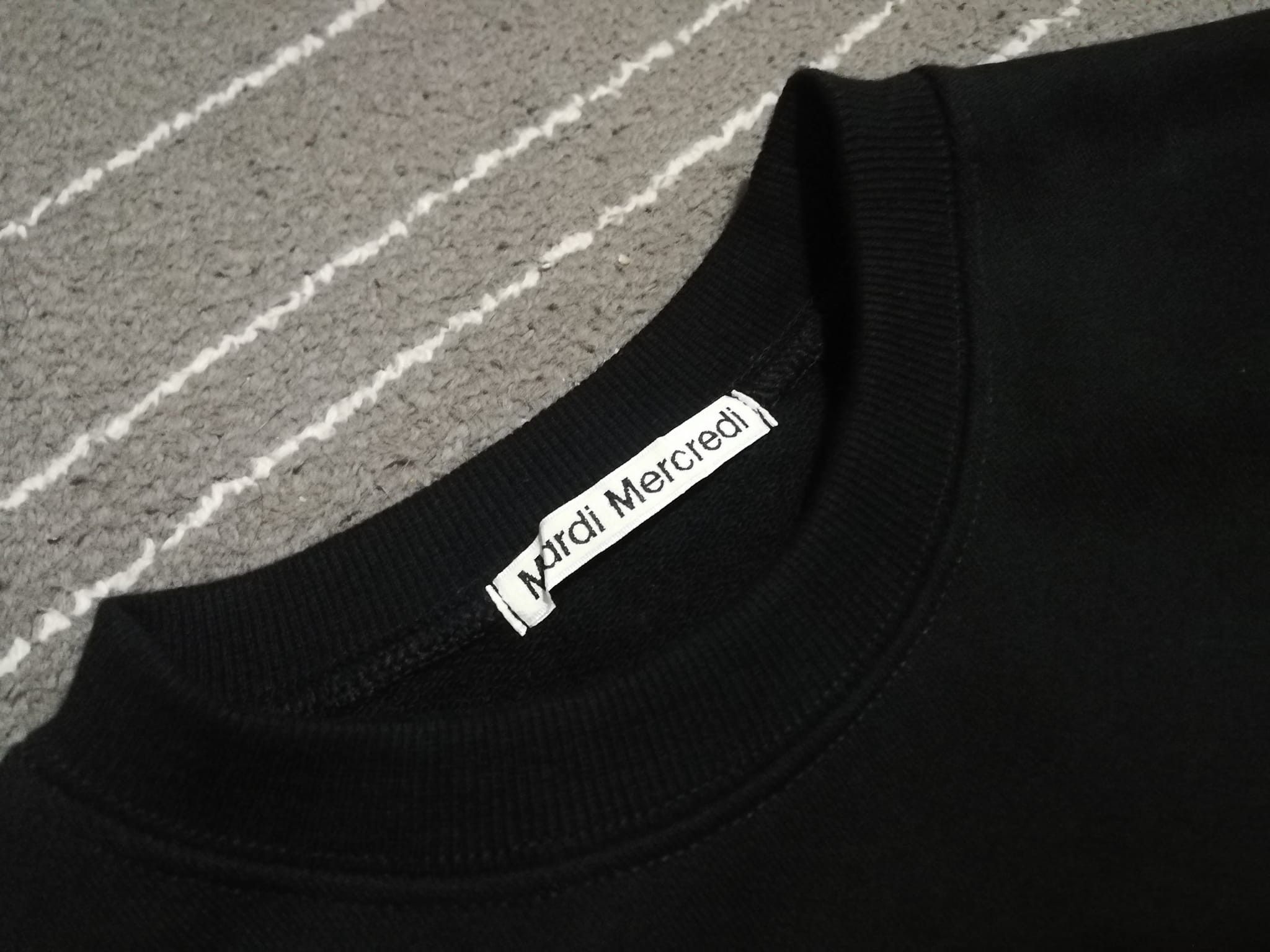 Designer Mardi Mercredi sweatshirt black L Size M / US 6-8 / IT 42-44 - 3 Thumbnail