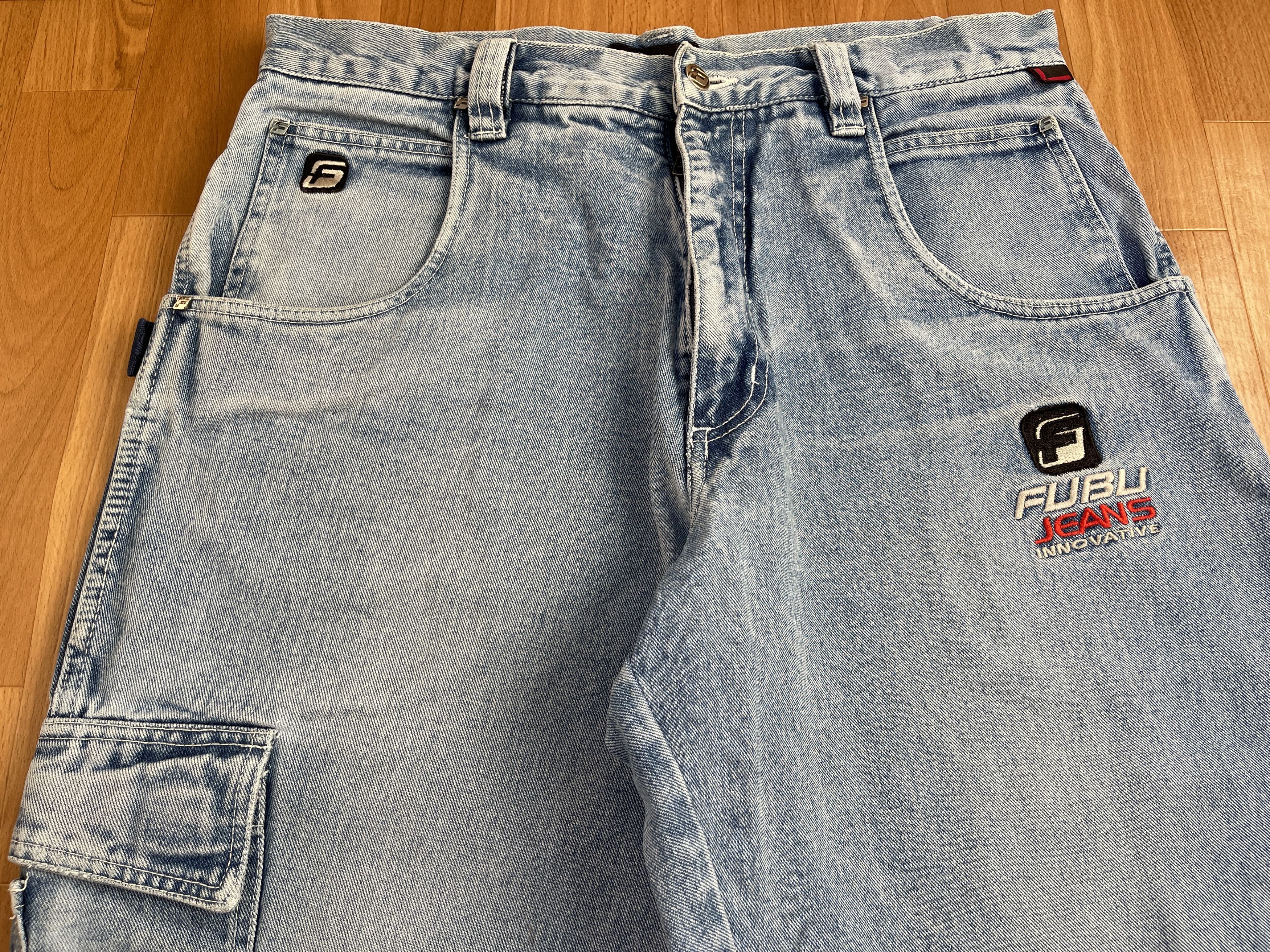 Fubu FUBU jeans, vintage baggy jeans, 90s hip hop skater Y2K 36 Size US 36 / EU 52 - 13 Thumbnail