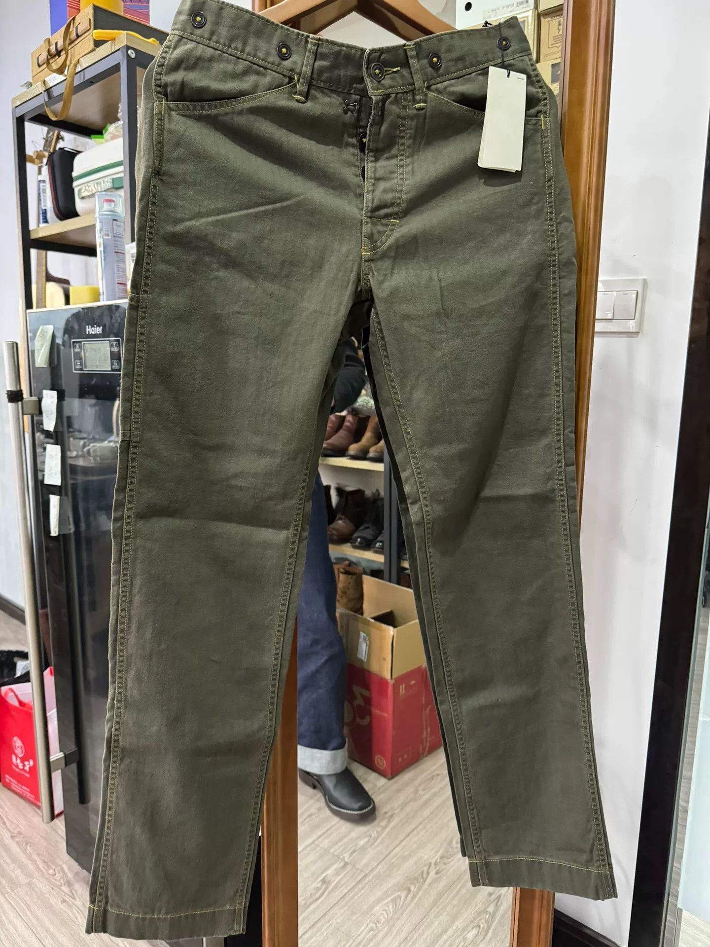 RRL Ralph Lauren RRL Herringbone Long Pants in New Condition Size US 30 / EU 46 - 1 Thumbnail