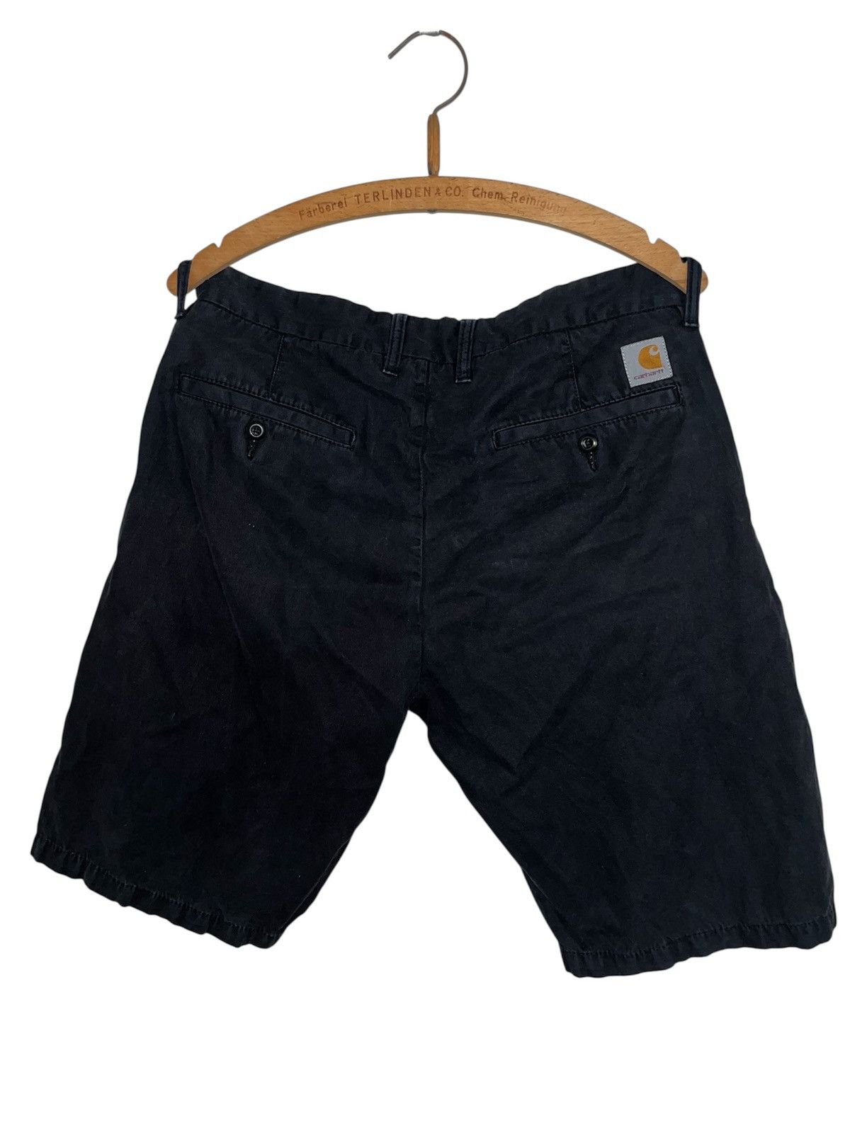 Carhartt Wip Carhartt WIP Black Work Shorts Size US 32 / EU 48 - 2 Thumbnail