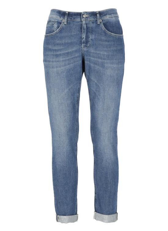 Dondup DONDUP Men Straight Pants UP232 DSH365 IQ3800 Blue Size US 32 / EU 48 - 1 Thumbnail