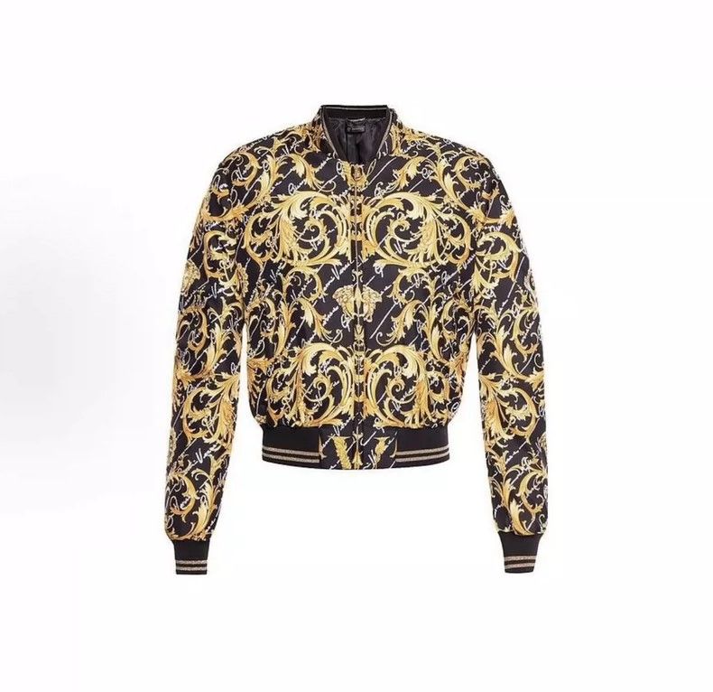 Versace Versace Printed zippered jacket jacket Size XS / US 0-2 / IT 36-38 - 5 Thumbnail