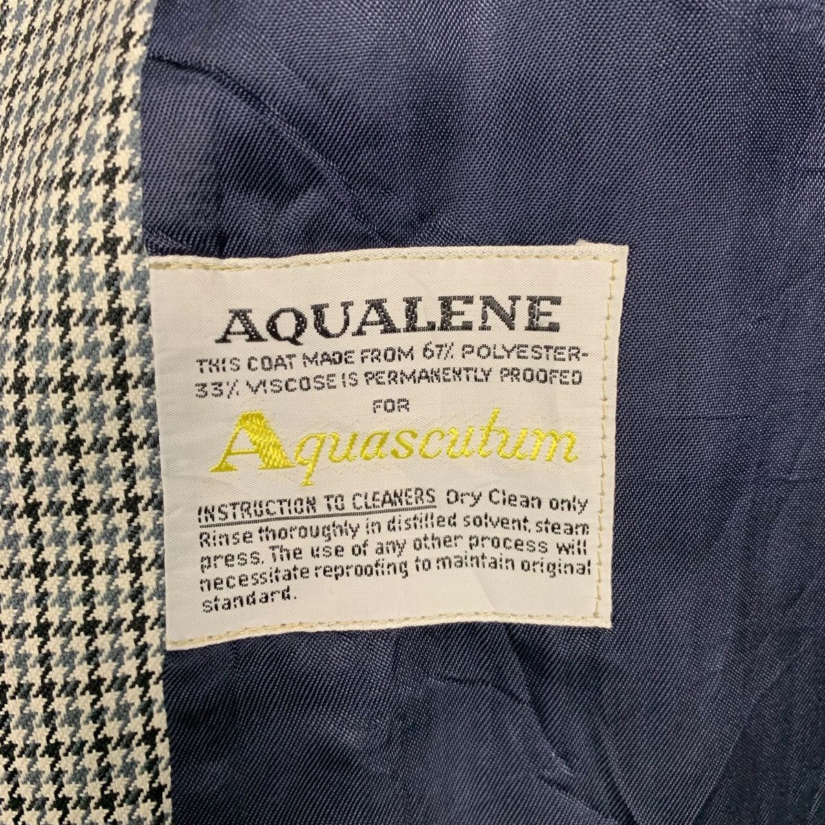 Aquascutum Vintage Aquascutum Houndstooth Trench Coat Size US L / EU 52-54 / 3 - 17 Thumbnail