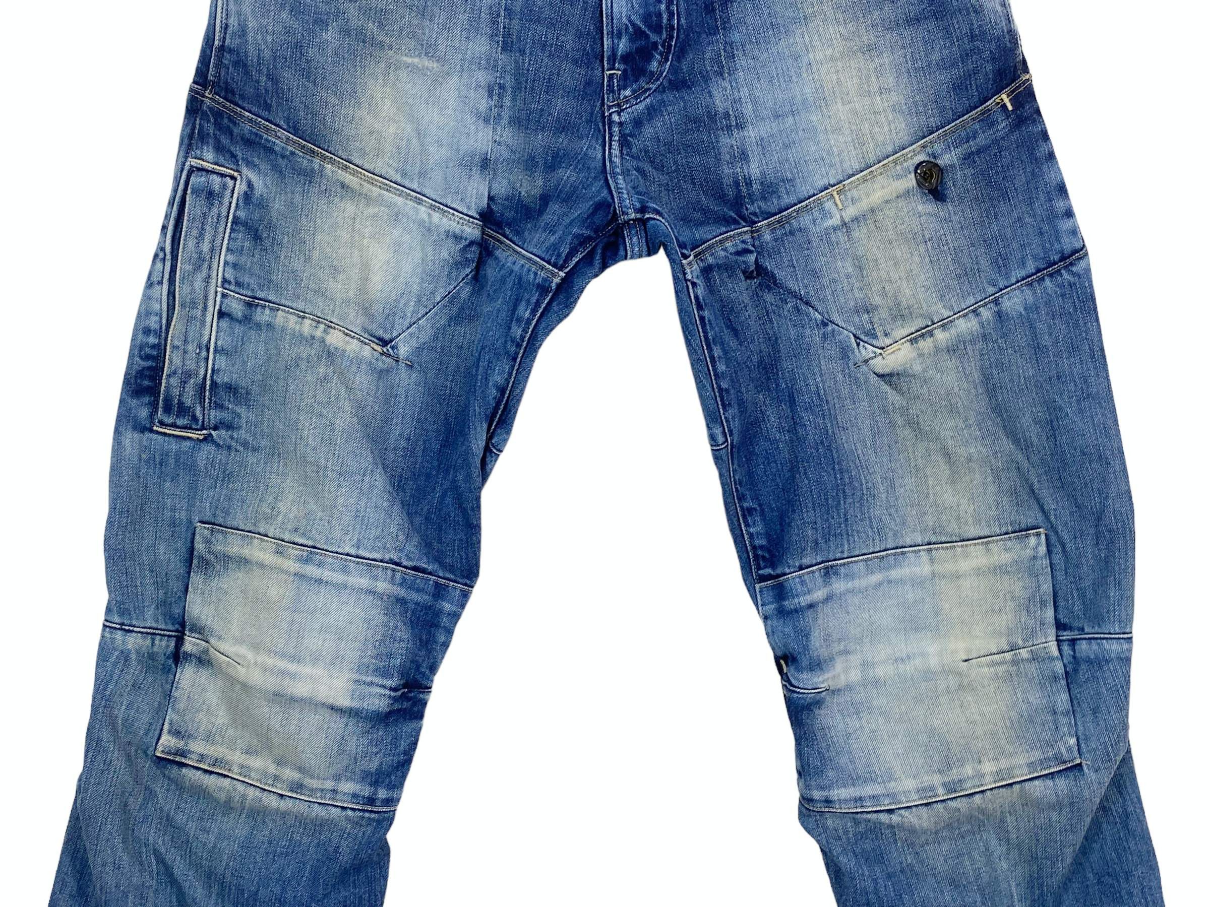 G-Star GStar Jeans Double Knee Distressed Jeans Pants Size US 31 - 4 Thumbnail