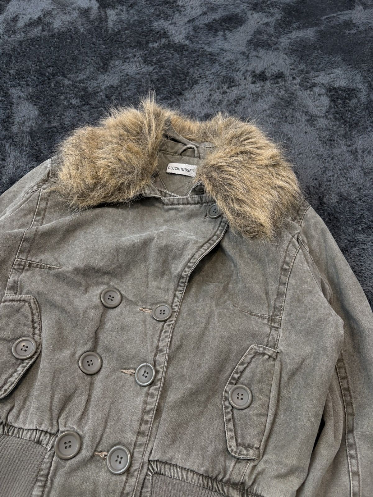Hysteric Glamour × Undercover 00s Napoleon Military Faux Fur LGB Style Bomber Jacket Size M / US 6-8 / IT 42-44 - 4 Thumbnail
