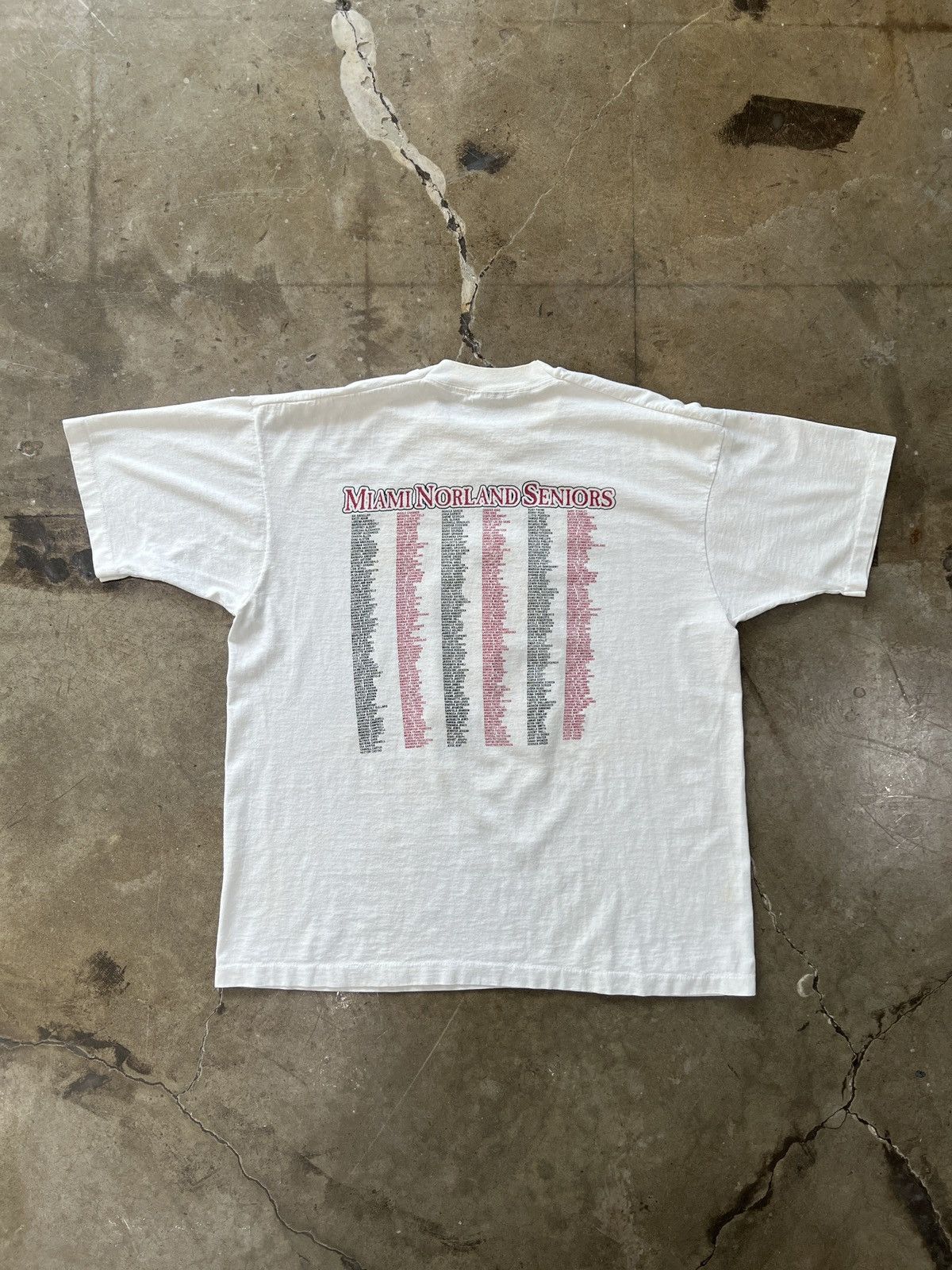Vintage Vintage Miami Norland High School Senior Tee Single Stitch XL Size US XL / EU 56 / 4 - 5 Thumbnail