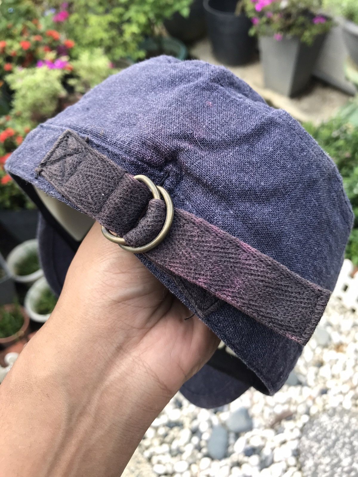 Beams Plus VINTAGE BEAMS CHAMBRAY PATROL ARMY DESIGN CAP HAT 🇯🇵 Size ONE SIZE - 6 Thumbnail