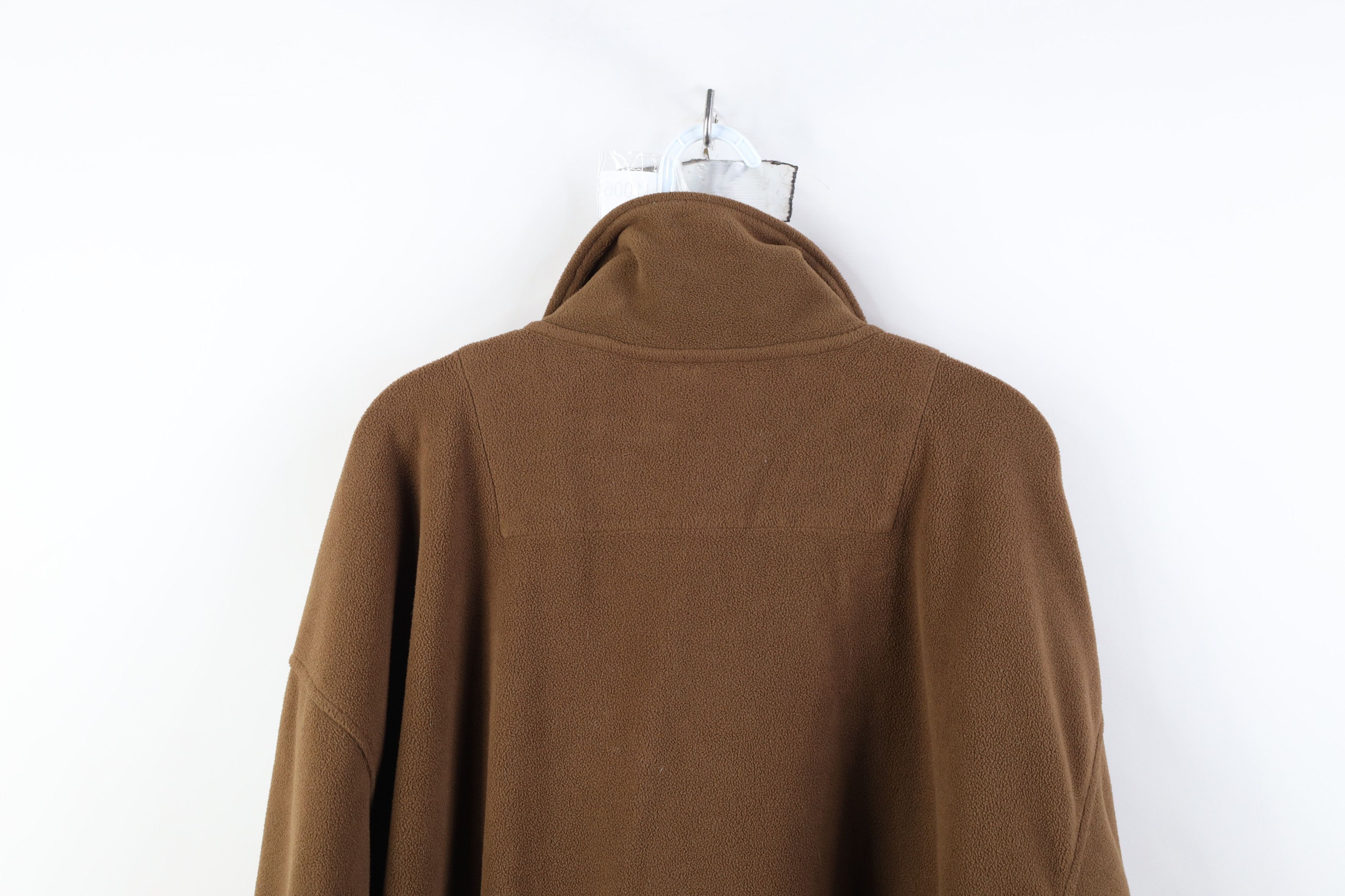 Pro-Keds Vintage 90s Keds Pro Keds Spell Out Fleece Jacket Brown Size 3XL / US 20-22 - 14 Thumbnail
