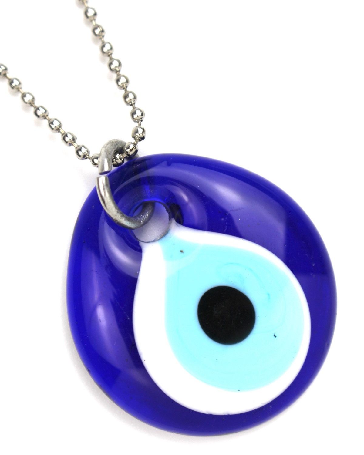 Hysteric Glamour 2000S JAPANESE MADE COBALT EVIL EYE TALISMAN NECKLACE Size ONE SIZE - 3 Thumbnail