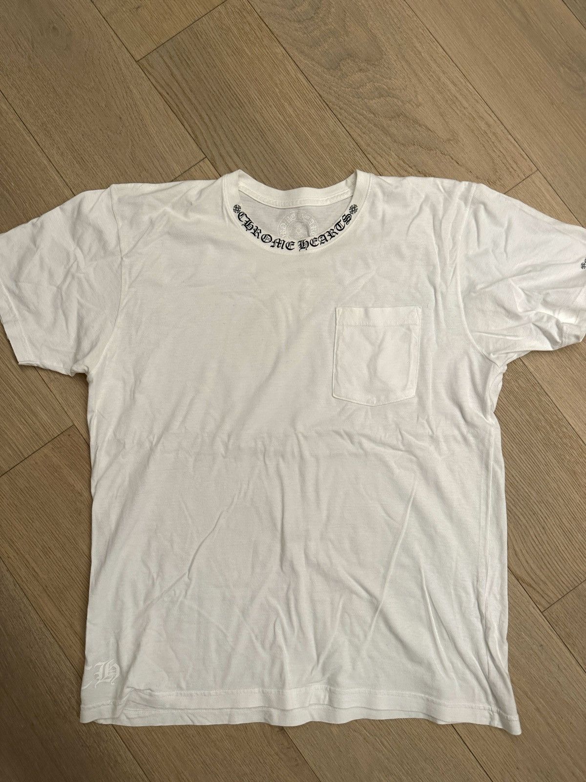 image of Chrome Hearts T Shirt in White, Men's (Size XL)