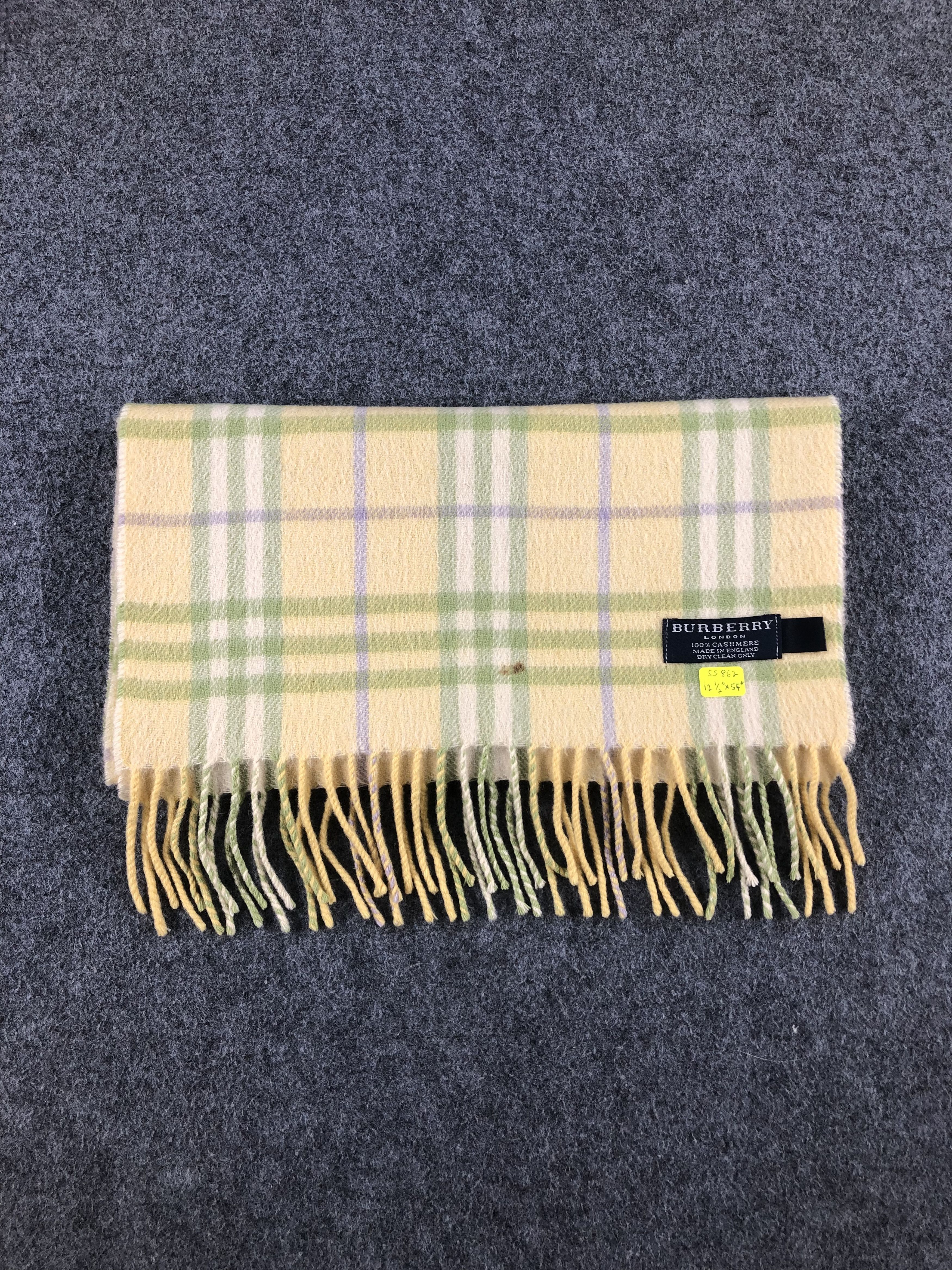 Burberry Burberry Cashmere Scarf / Muffler / Neckwear Size ONE SIZE - 7 Thumbnail