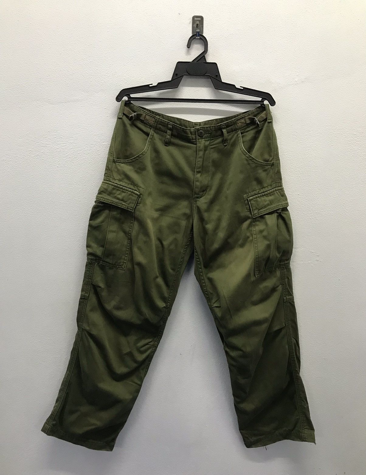 Alpha Industries × Vintage Vintage Alpha Industries Inc Cargo Pants Size US 34 / EU 50 - 1 Thumbnail