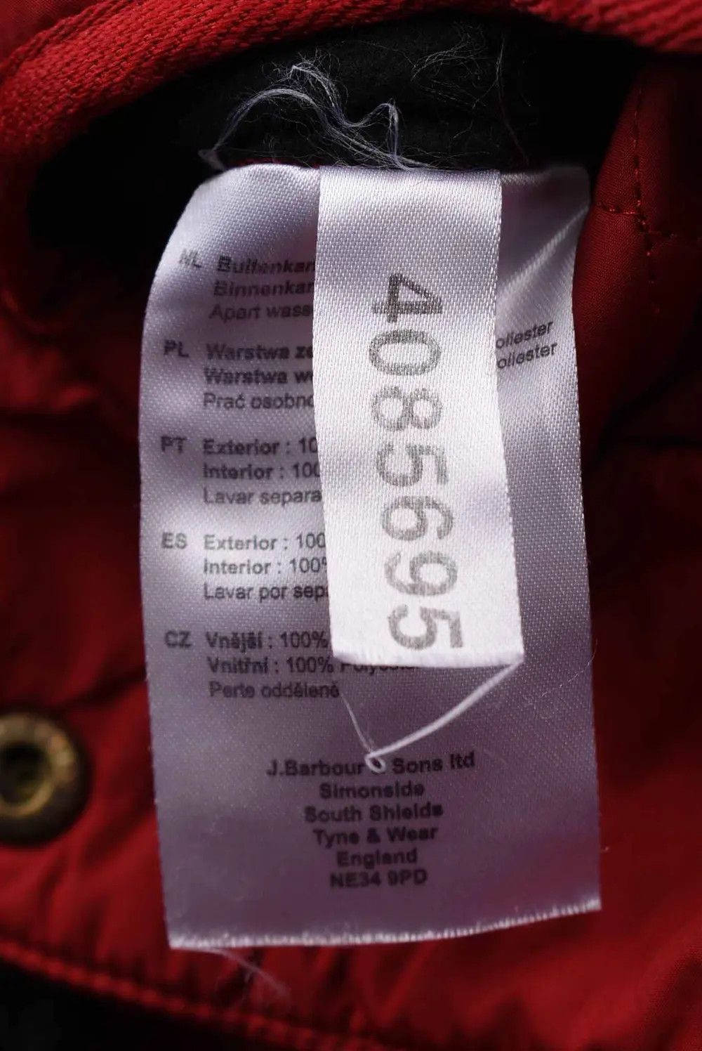 Barbour Women's Barbour International Quilted Jacket Red Size L Size L / US 10 / IT 46 - 8 Thumbnail